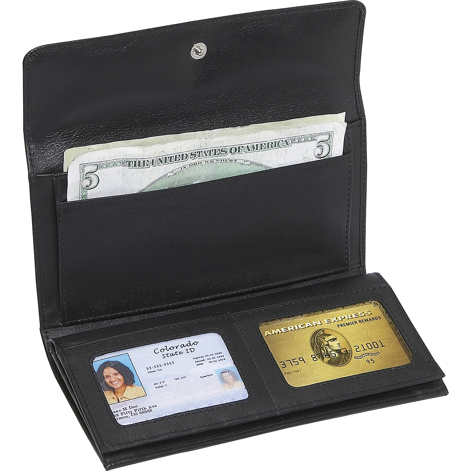 Ladies 3 Part Checkbook Wallet