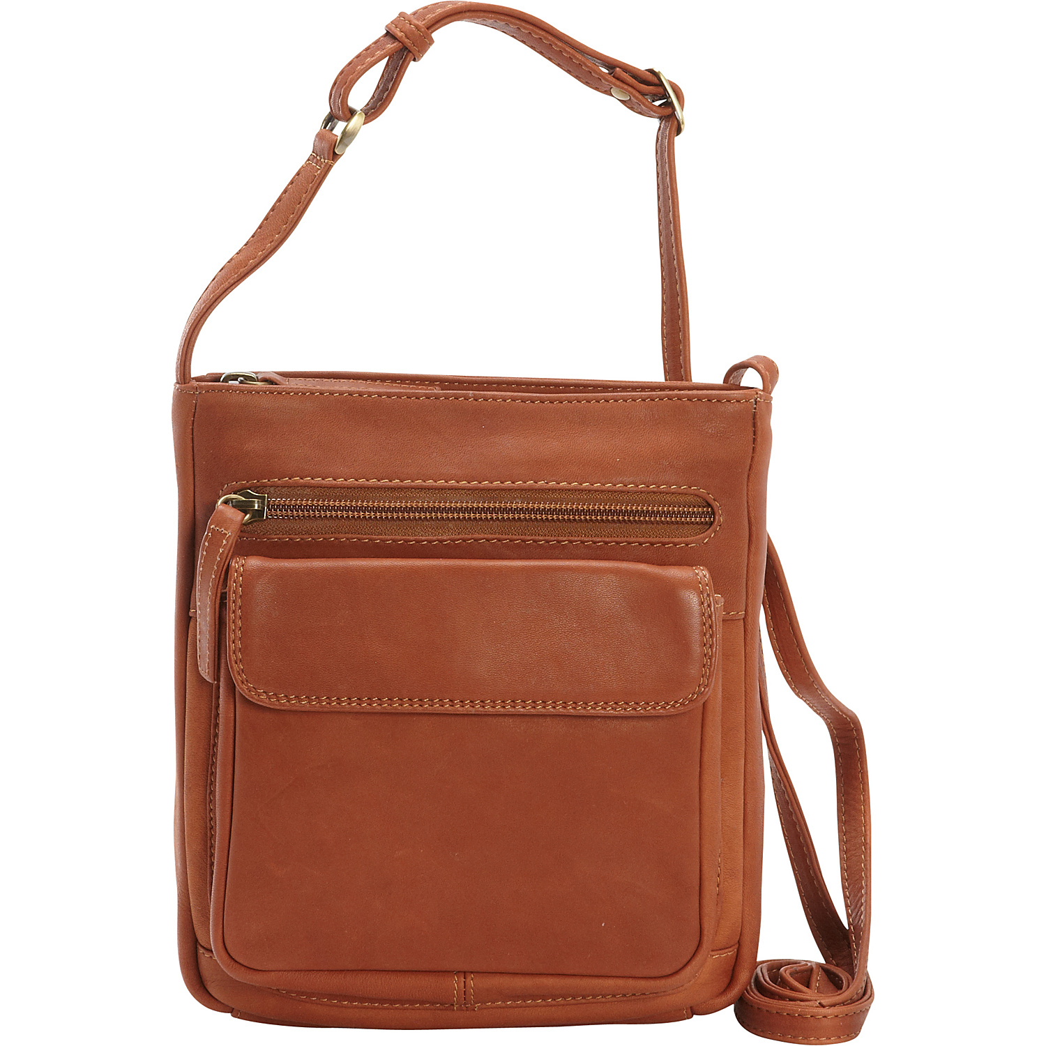 N/S Front Zip Organizer Crossbody