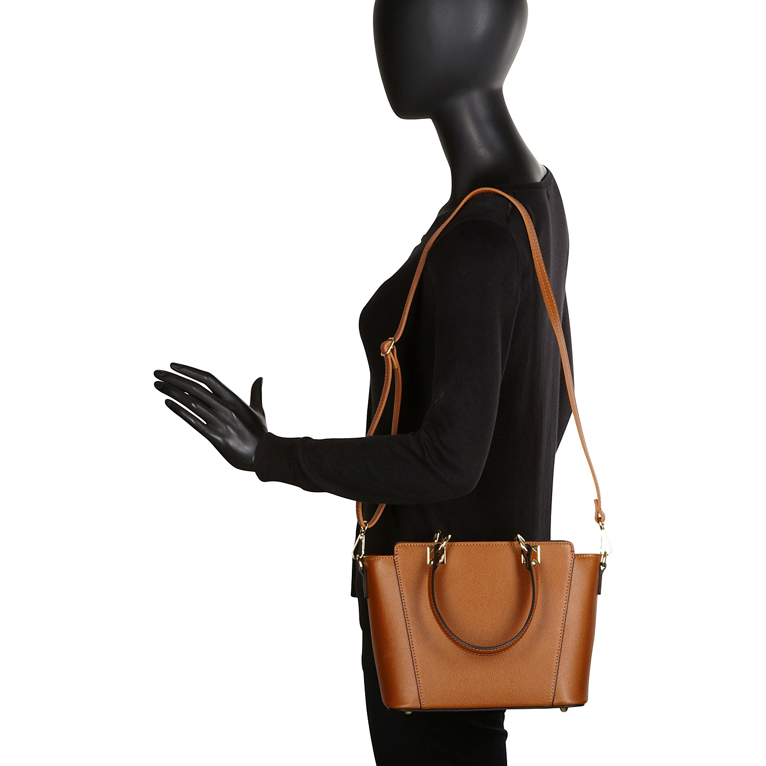 Petite Italian Leather Handbag and Shoulder Bag