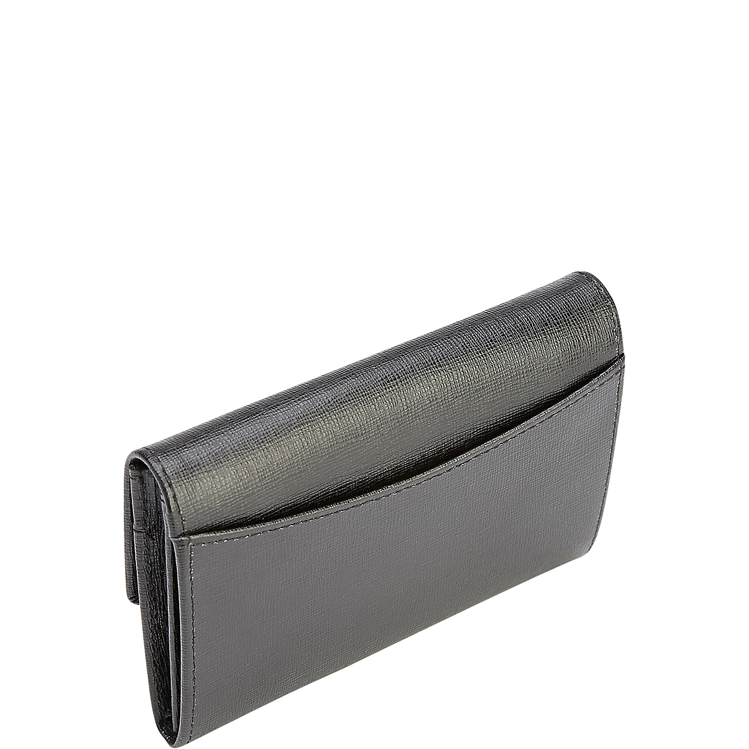 RFID Blocking French Purse Leather Wallet