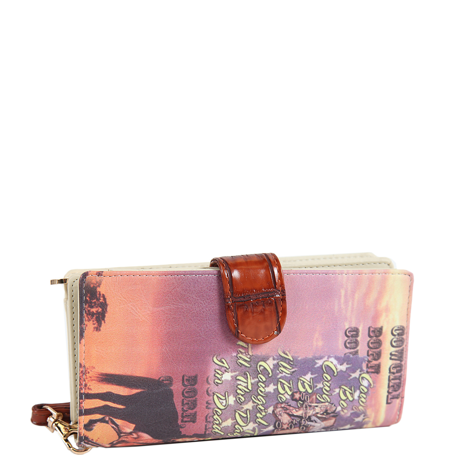 Cowgirl Flag Print Wallet Collection