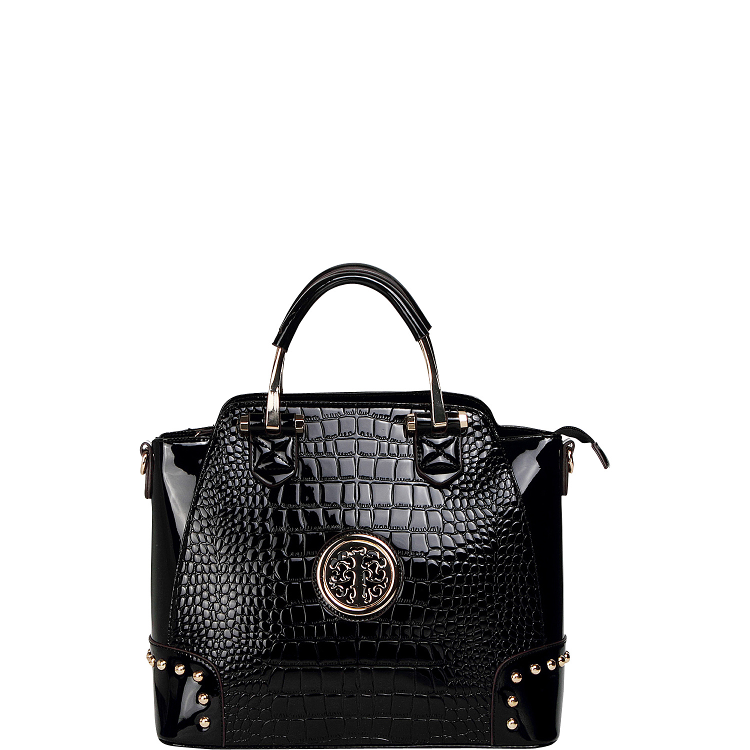 Arianna Croc Satchel