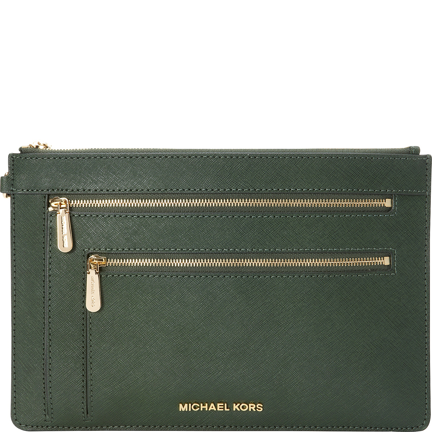 Jet Set Travel XL Triple Zip Clutch