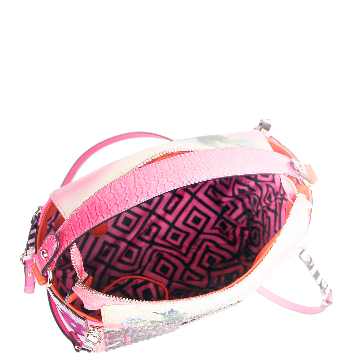 Hollywood Hologram Print Handbag