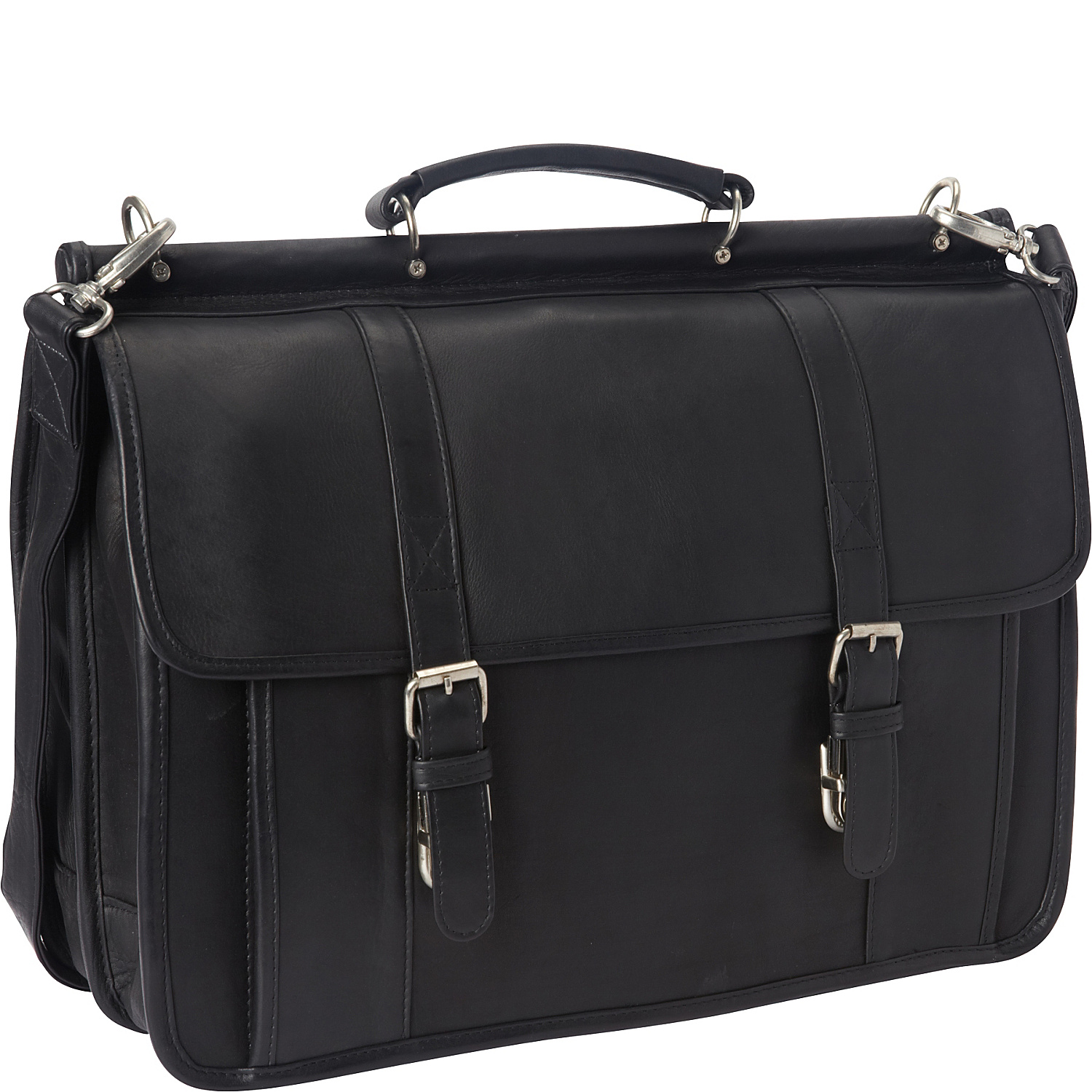 Classic Dowel Rod Laptop Briefcase