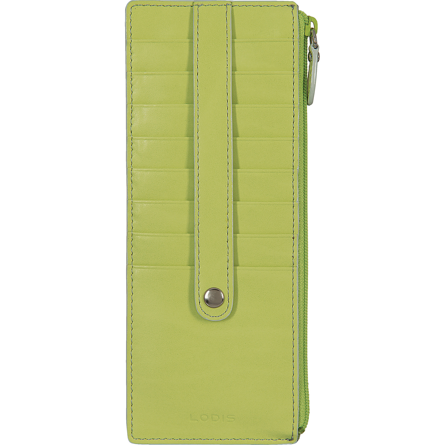 Audrey Credit Card Case with Zip Pocket - Fashion Colors