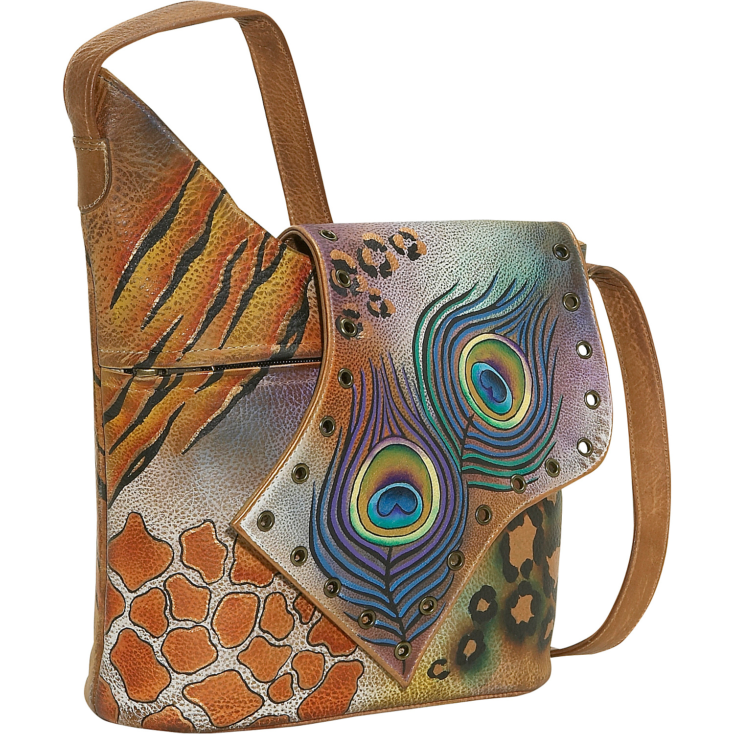 Abstract Flap Bag