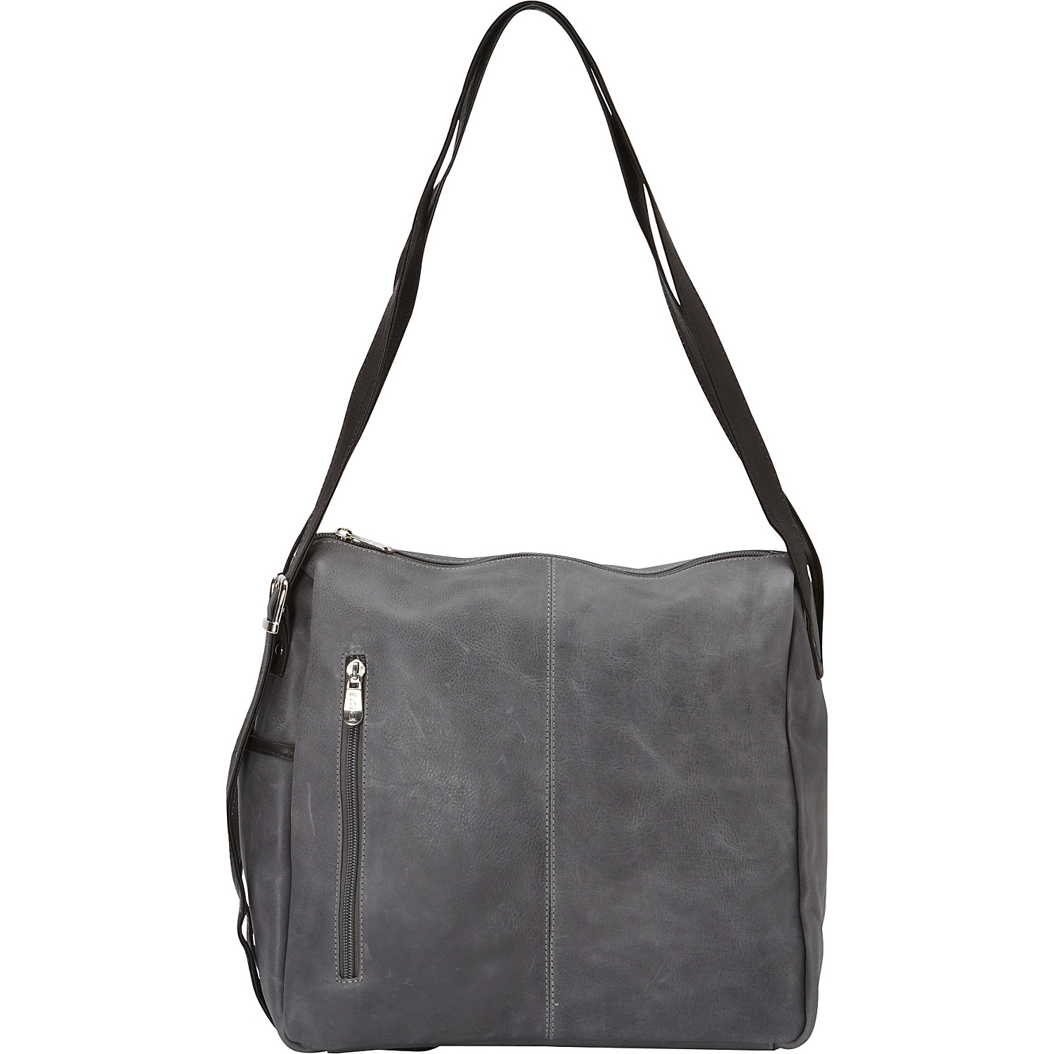 Top-Zip Shoulder Bag