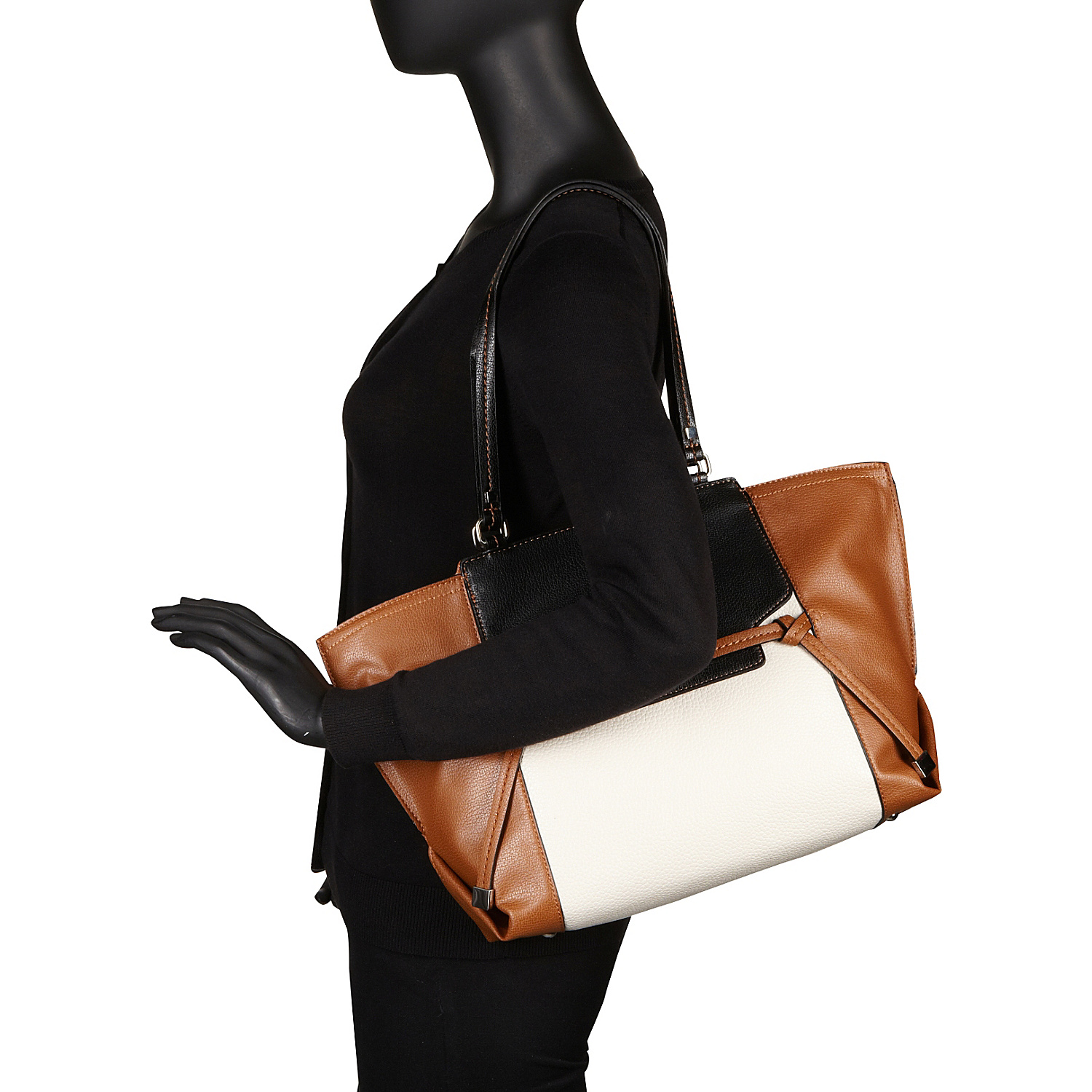 Tied And True Tote-Colorblock