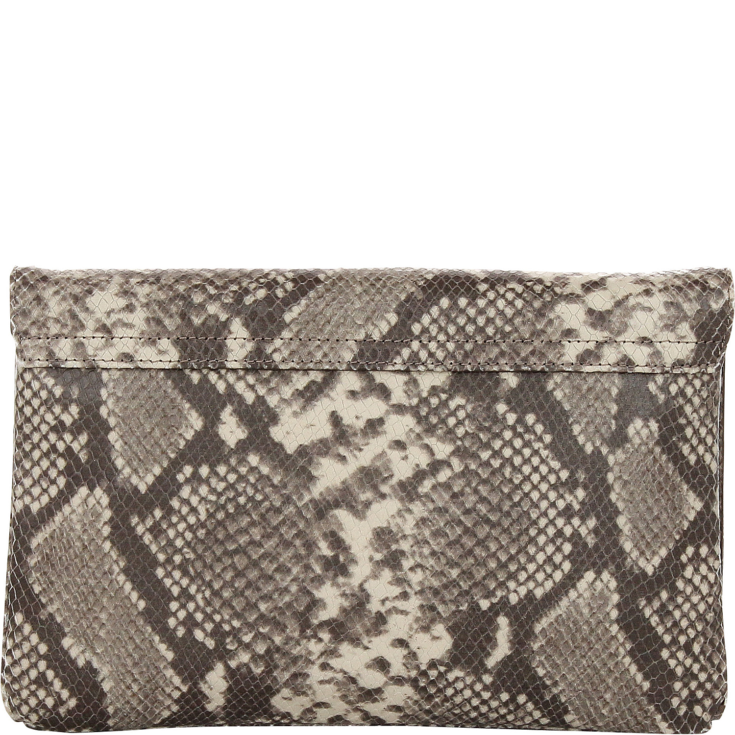 Anabella Python Clutch