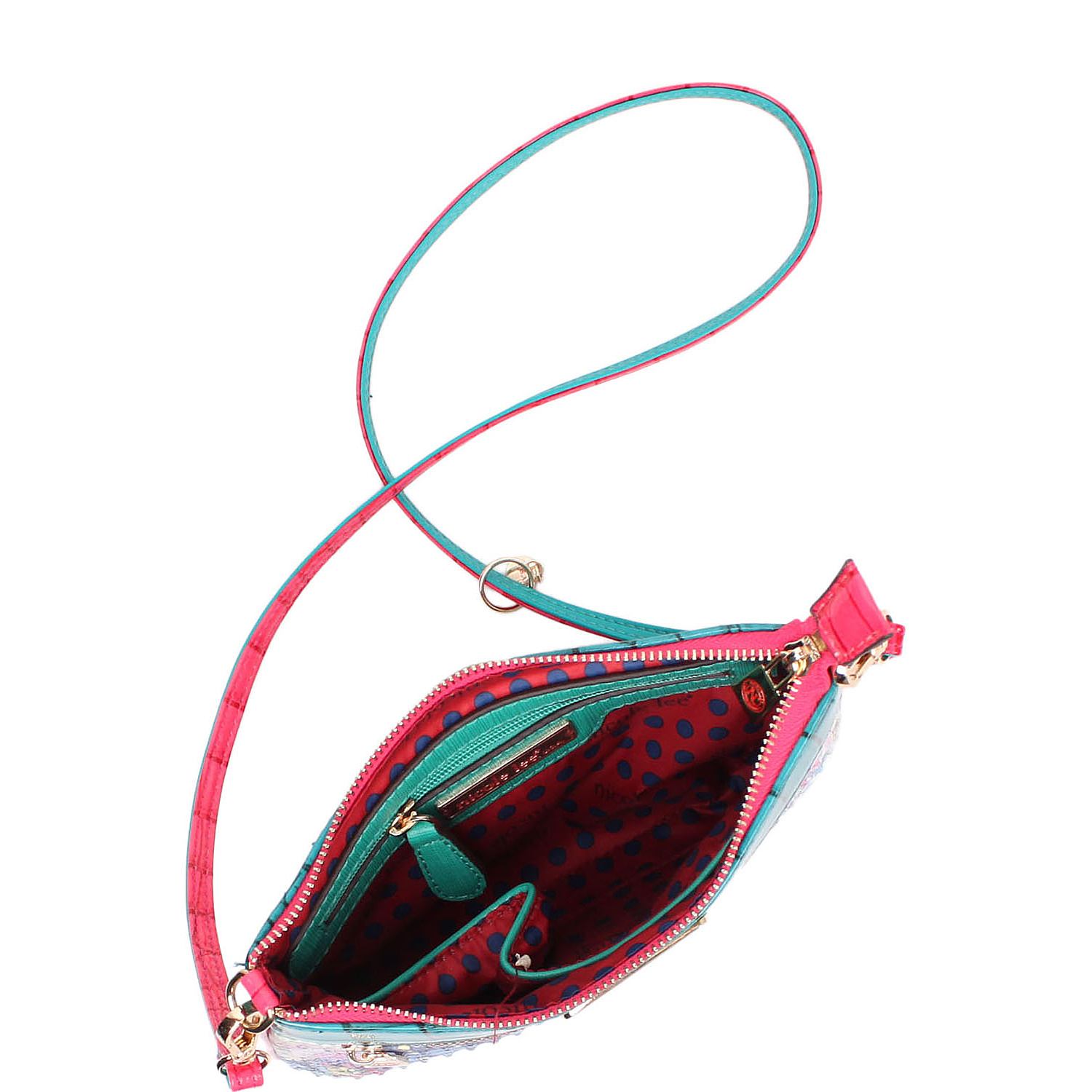 Tulip Girl Print Mini Crossbody