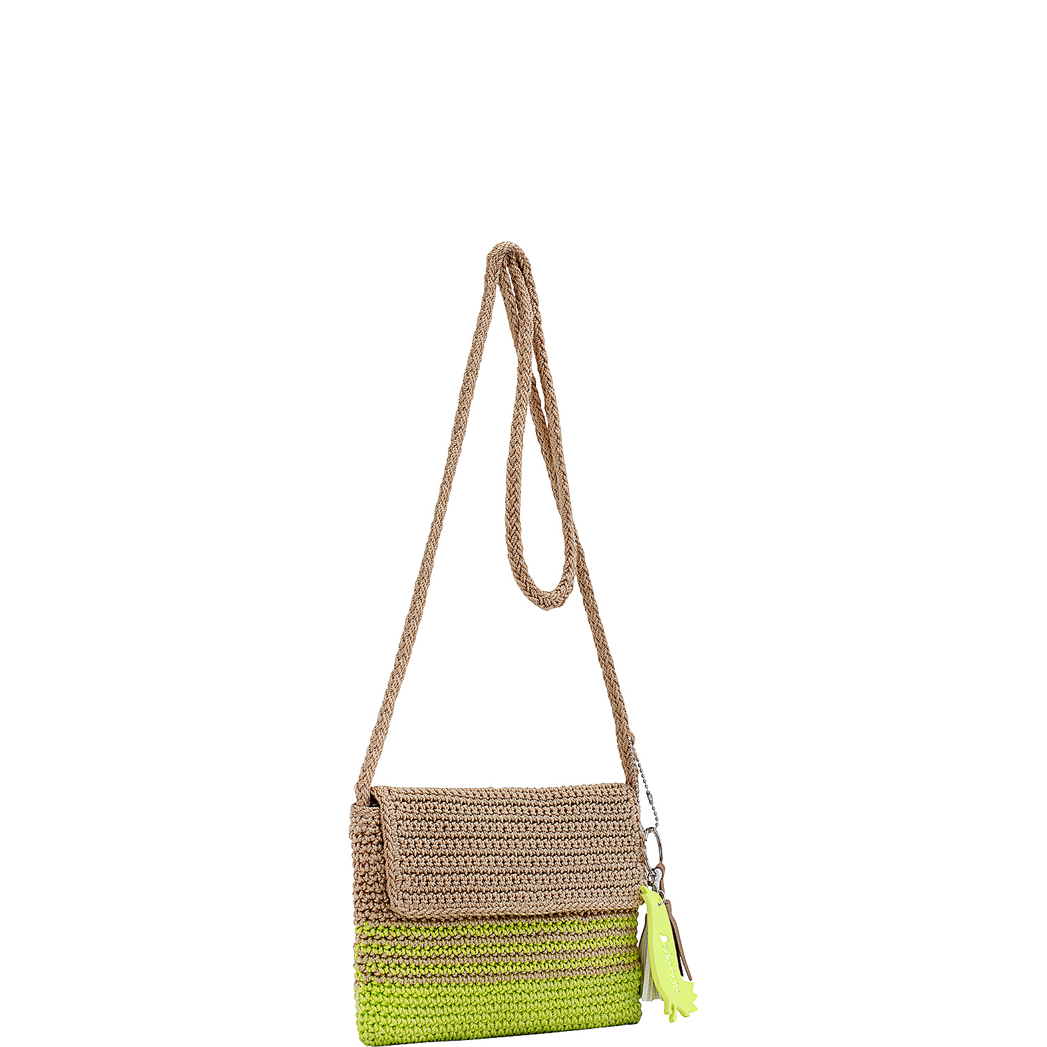 Byron Crochet Flap Crossbody