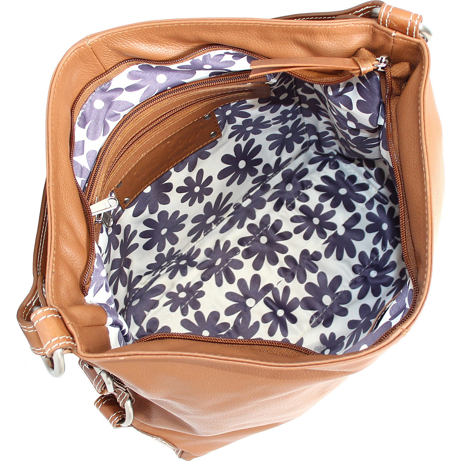 Violet Bloom Bucket Bag