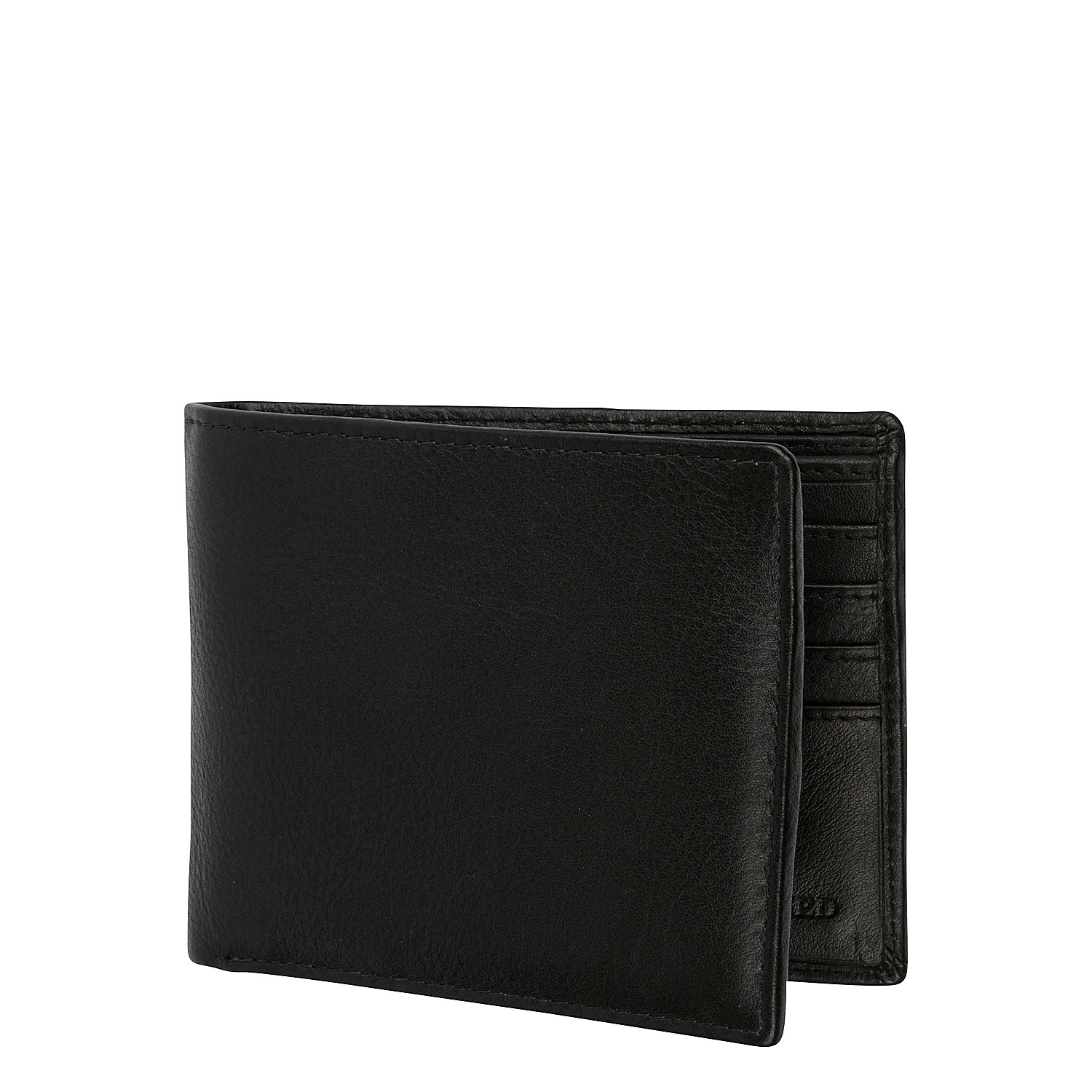 Men's RFID Blocking Wallet with Removable ID Mini Wallet Genuine Leather