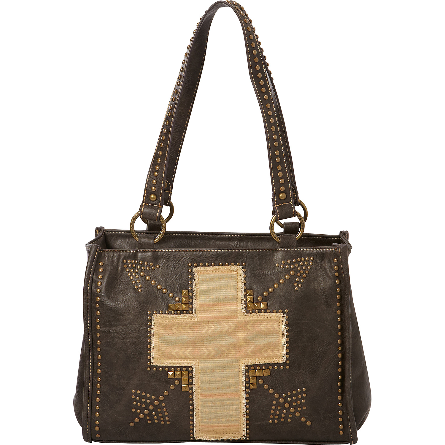 Fabric Applique Cross Bag