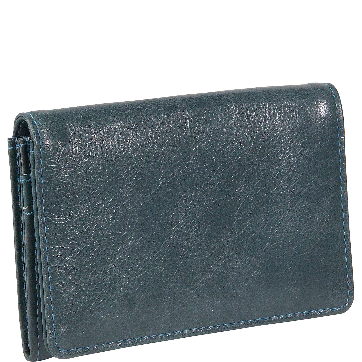 Distressed Leather Credit Card Case