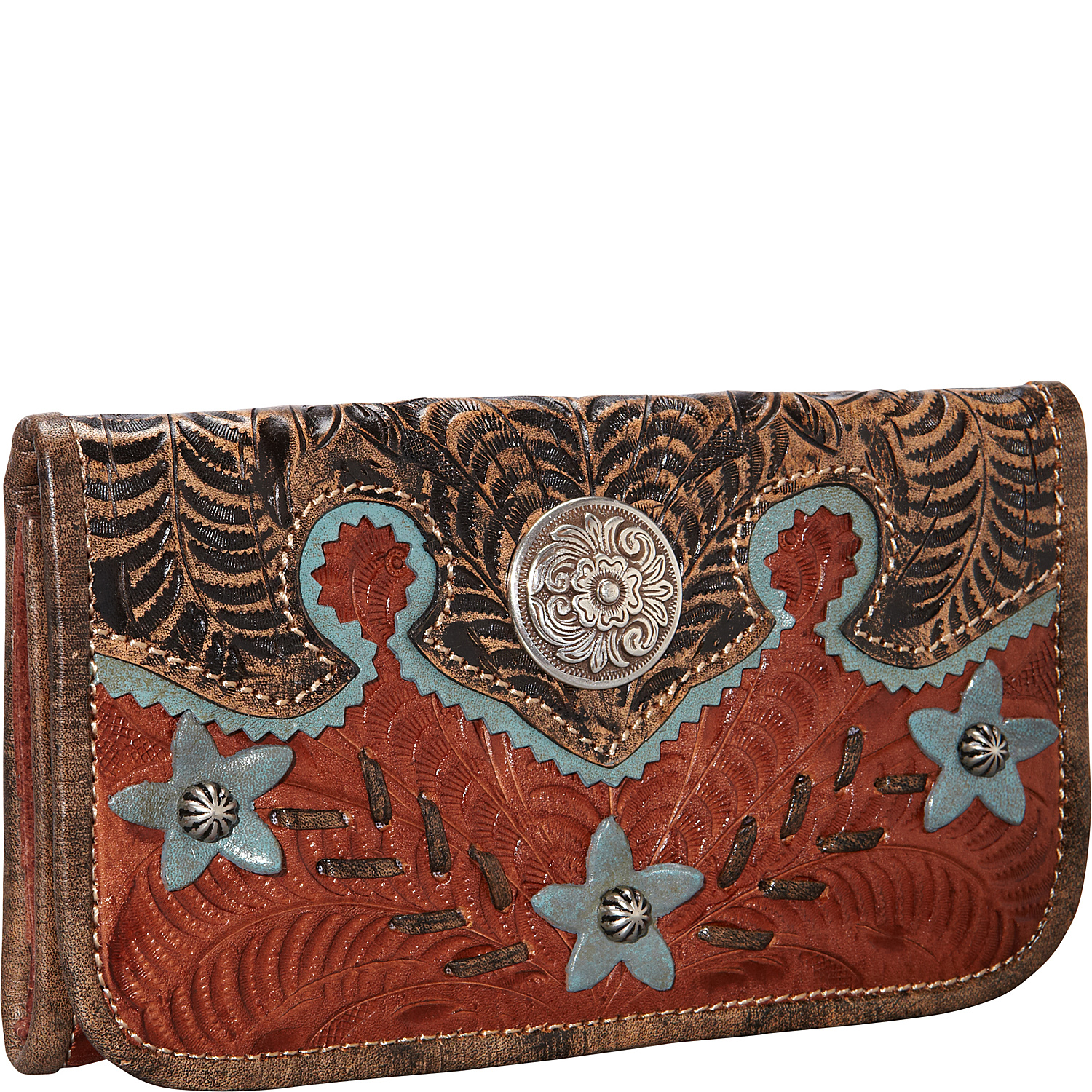 Desert Wildflower Tri-Fold Wallet