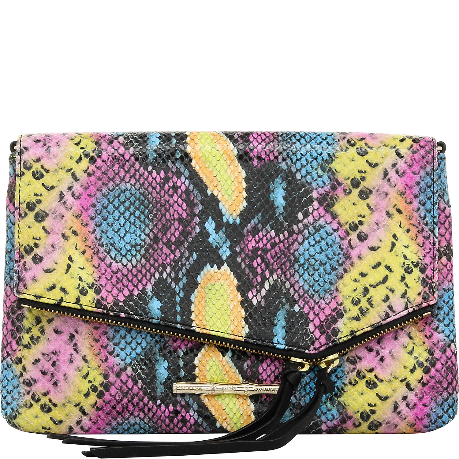 Britt Python Clutch