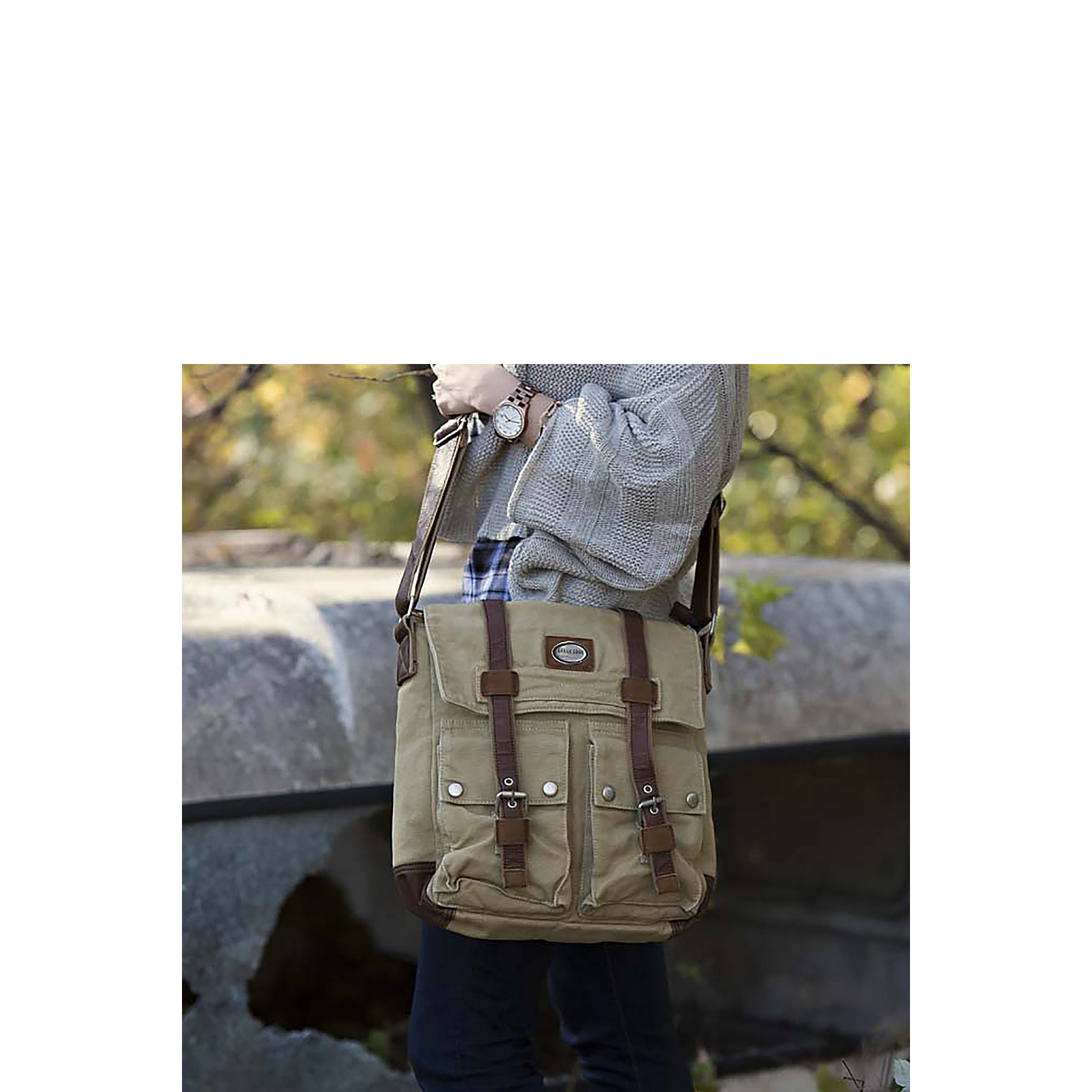 Urban Edge Corbin Canvas Messenger Bag