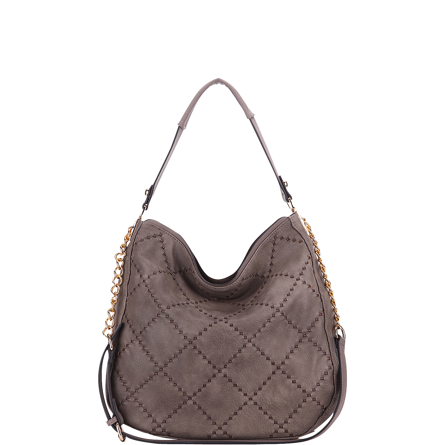 Dahlia Quilted Hobo By Mia K. Farrow