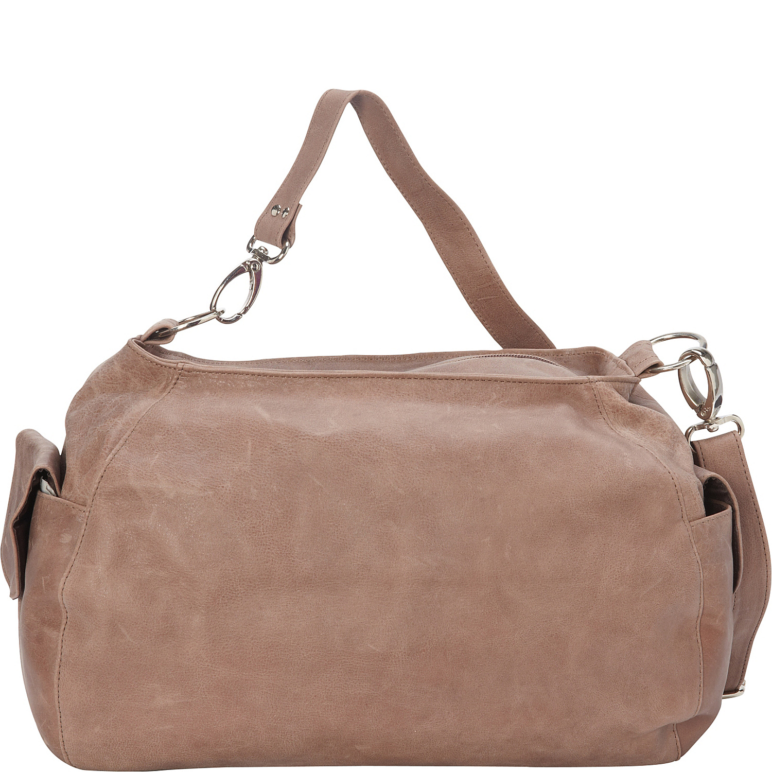 Top-Zip Shoulder Bag/Cross Body Hobo