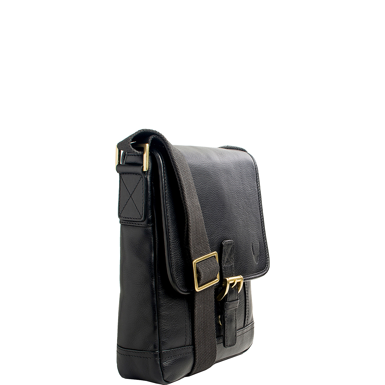 Hunter Small Leather Crossbody Messenger