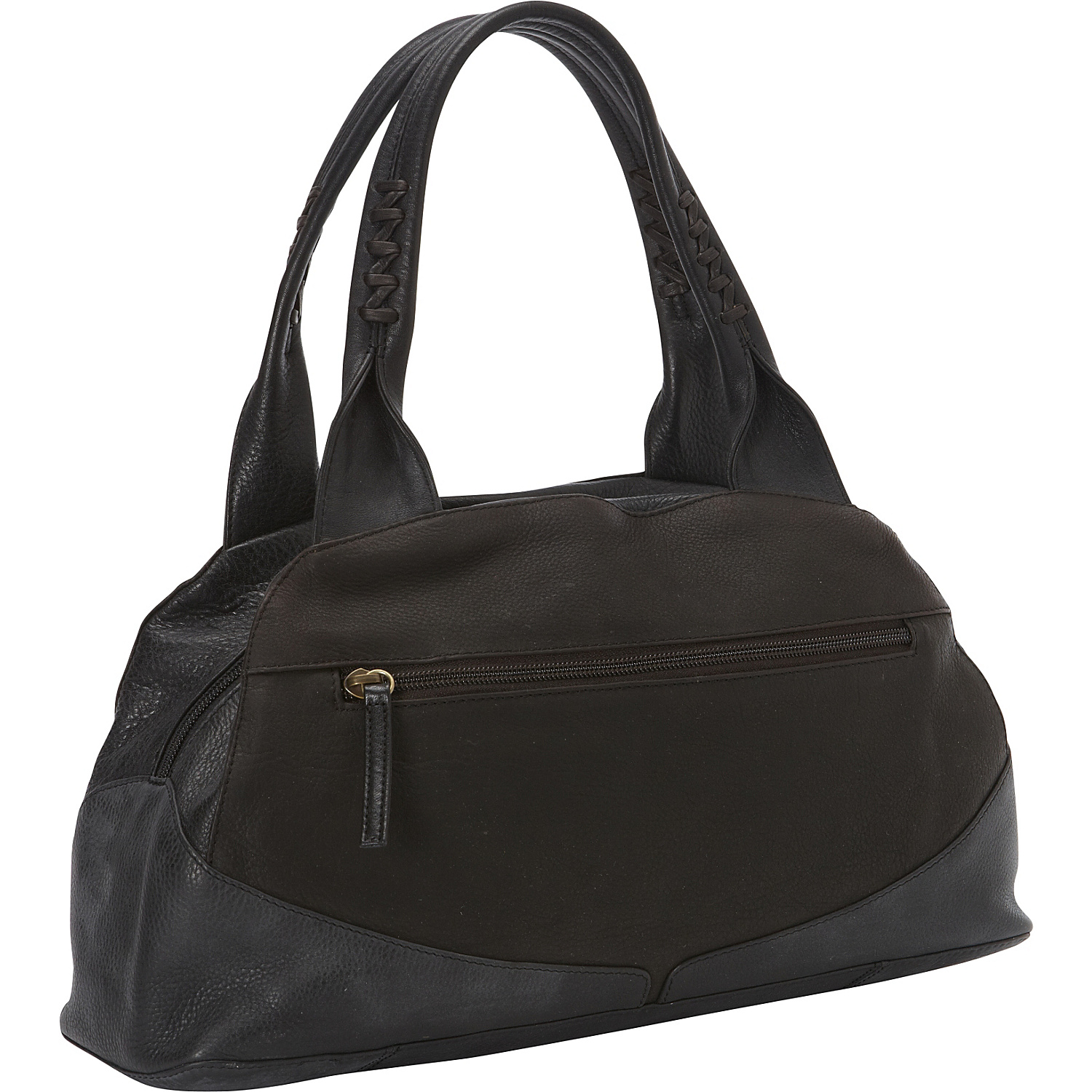 EW Wide Zip Opening Shoulder Bag