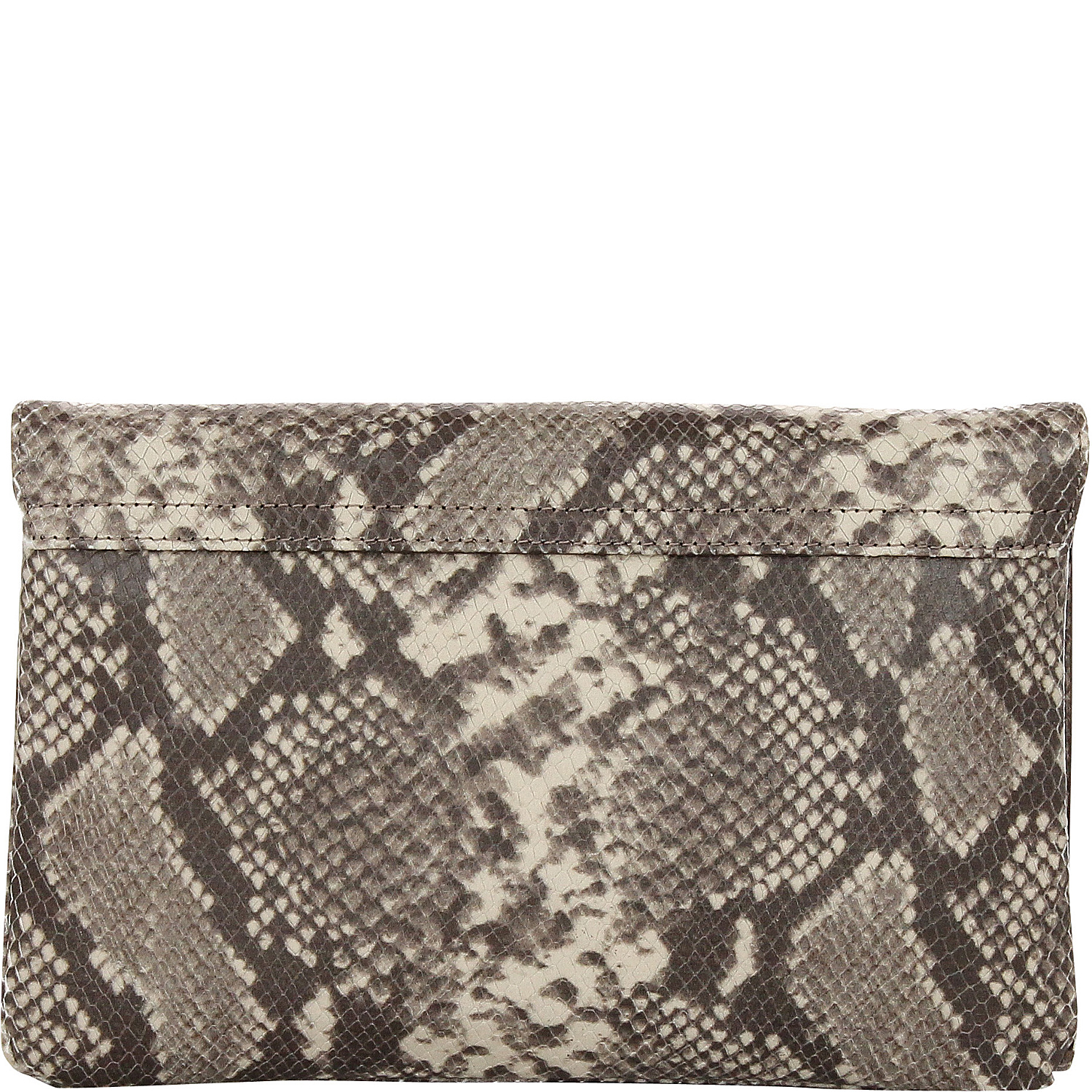 Anabella Python Clutch