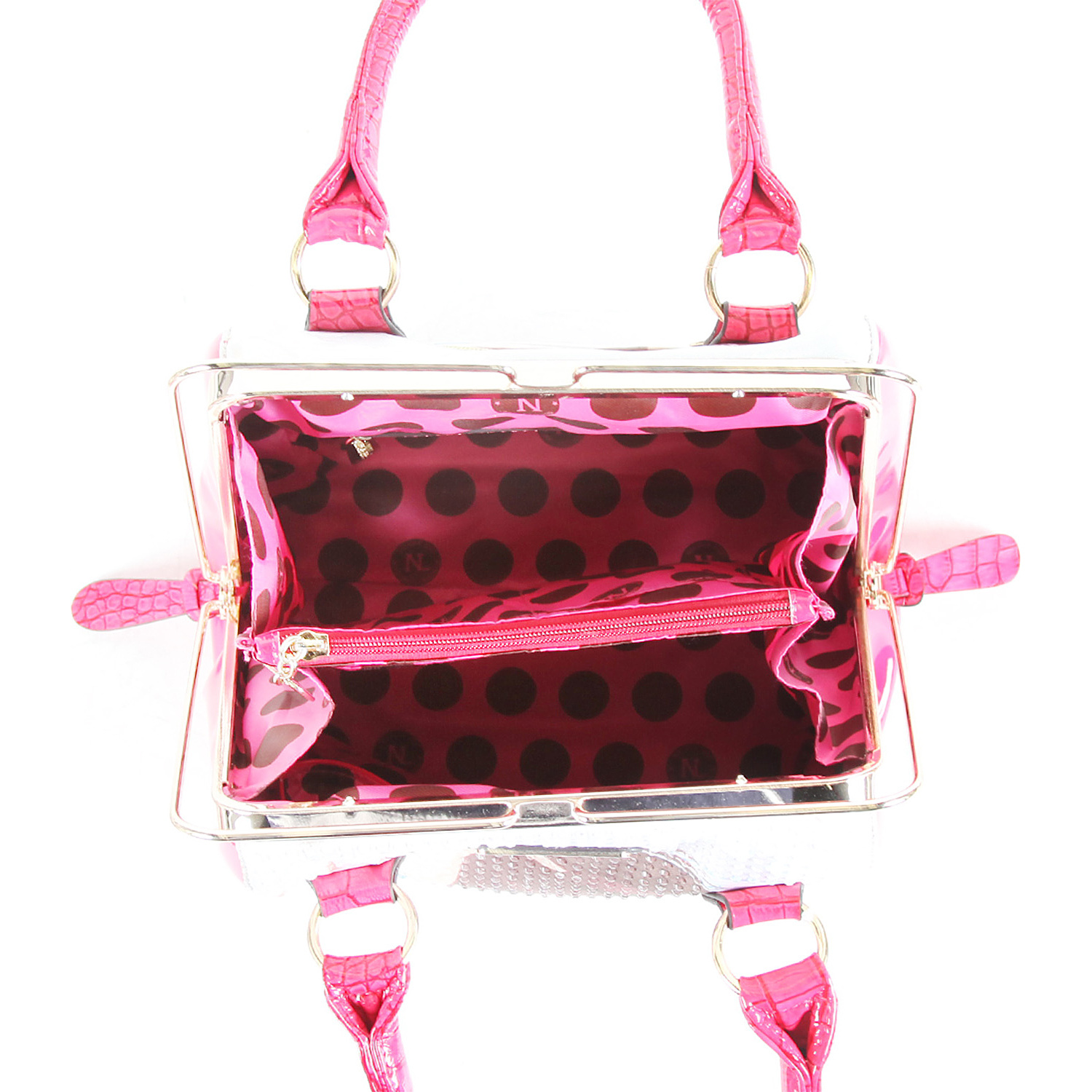 Xochil Print Satchel Bag