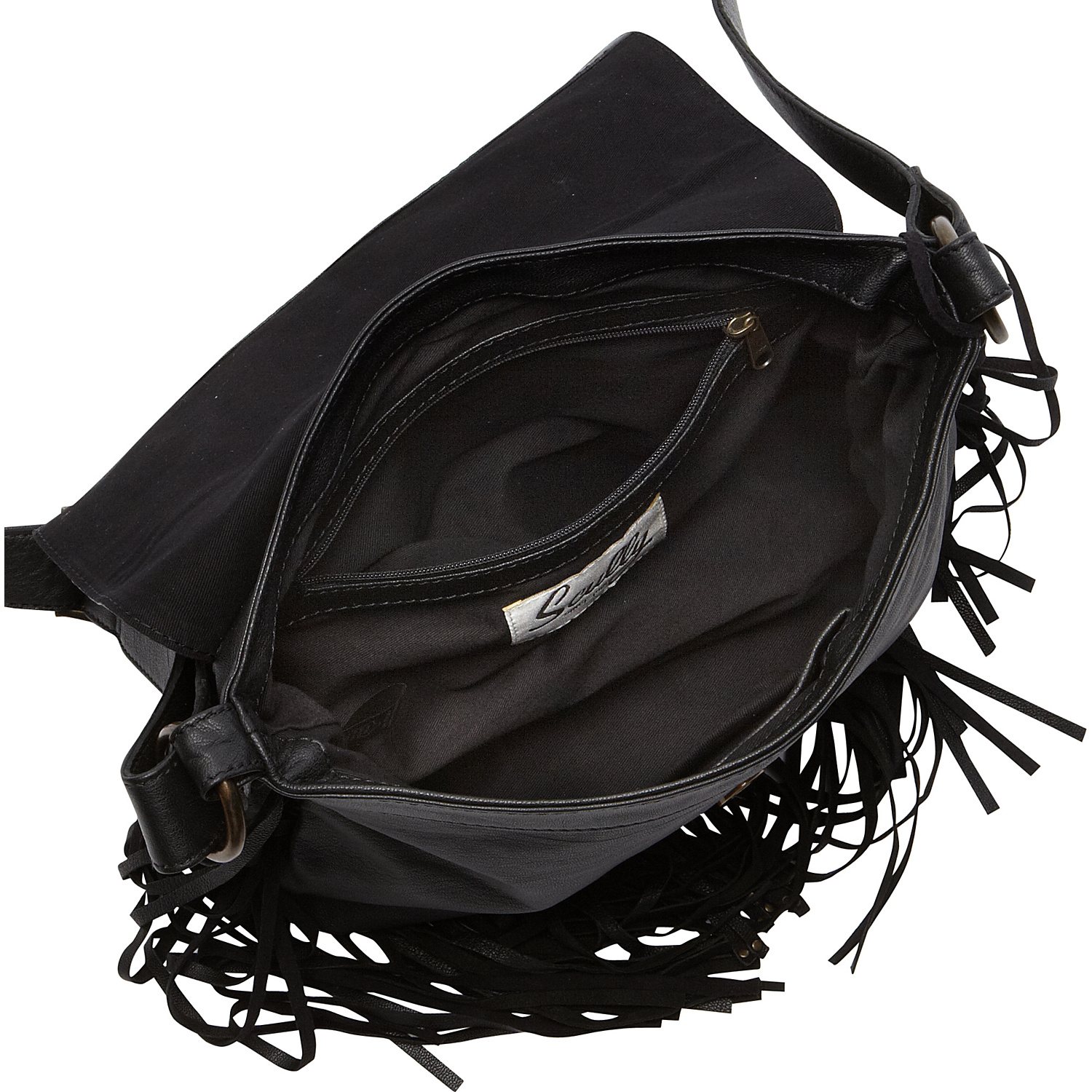 Soft Leather Fringe Crossbody