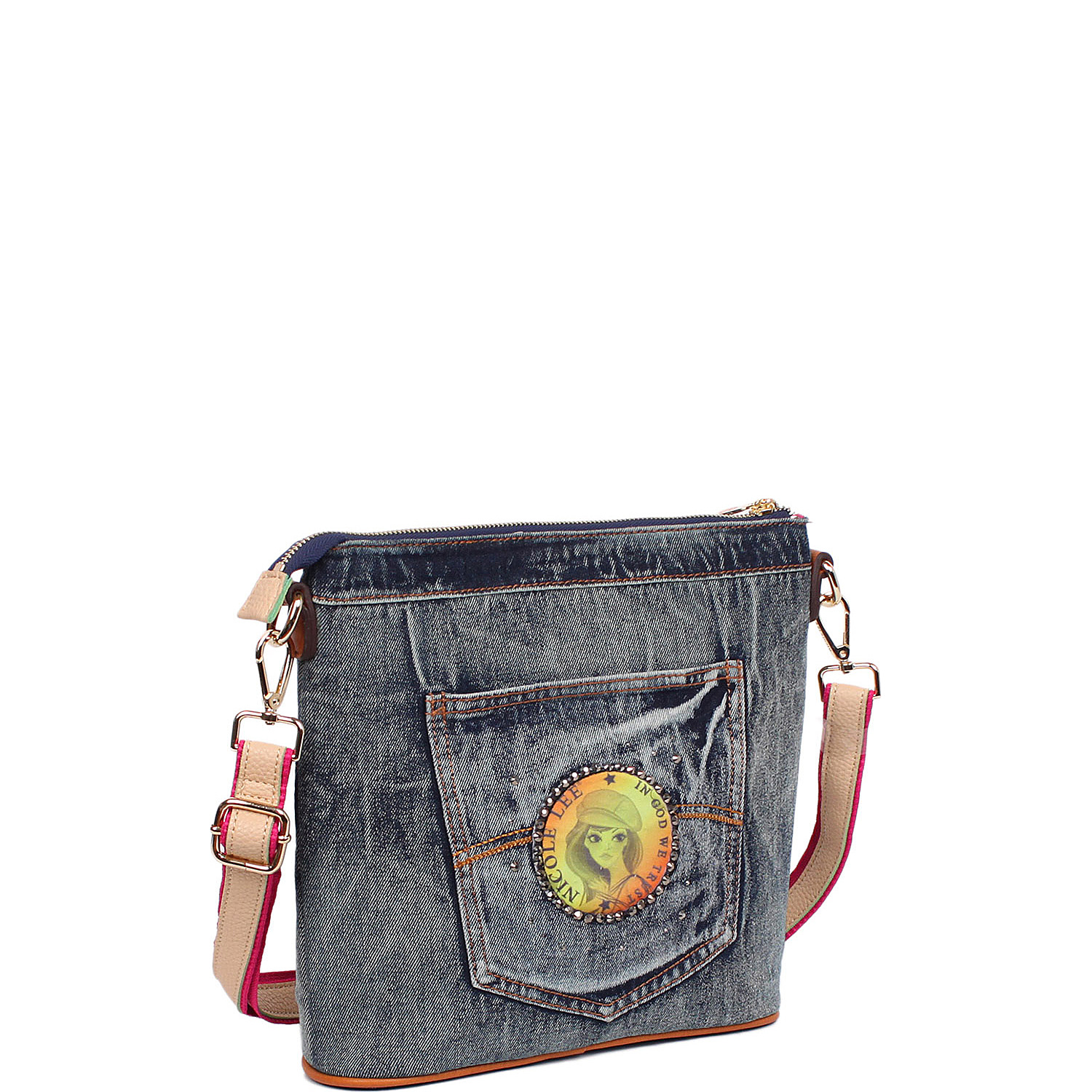 Muneca Patch Print Crossbody