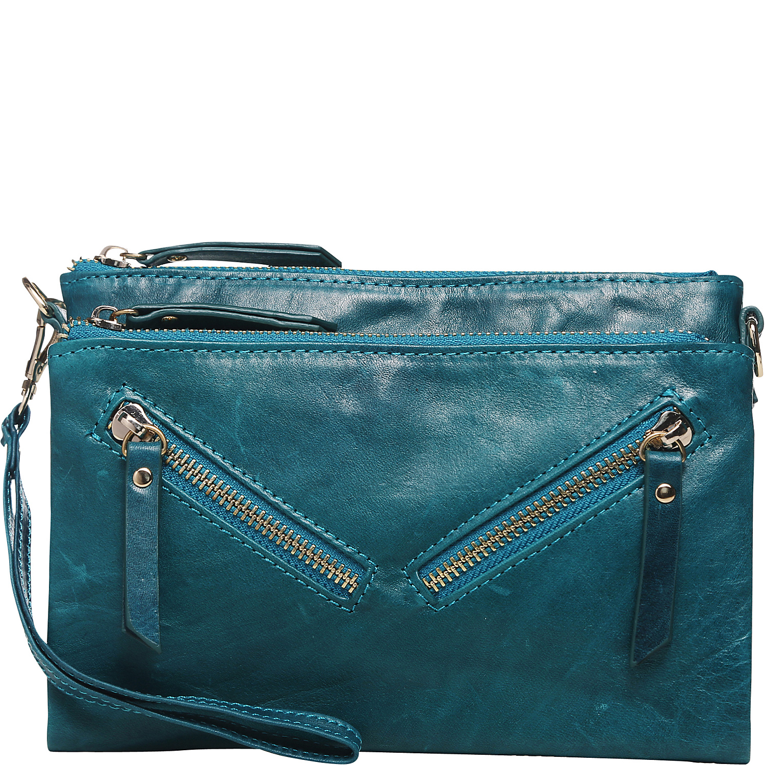 Juno Leather Crossbody/Clutch