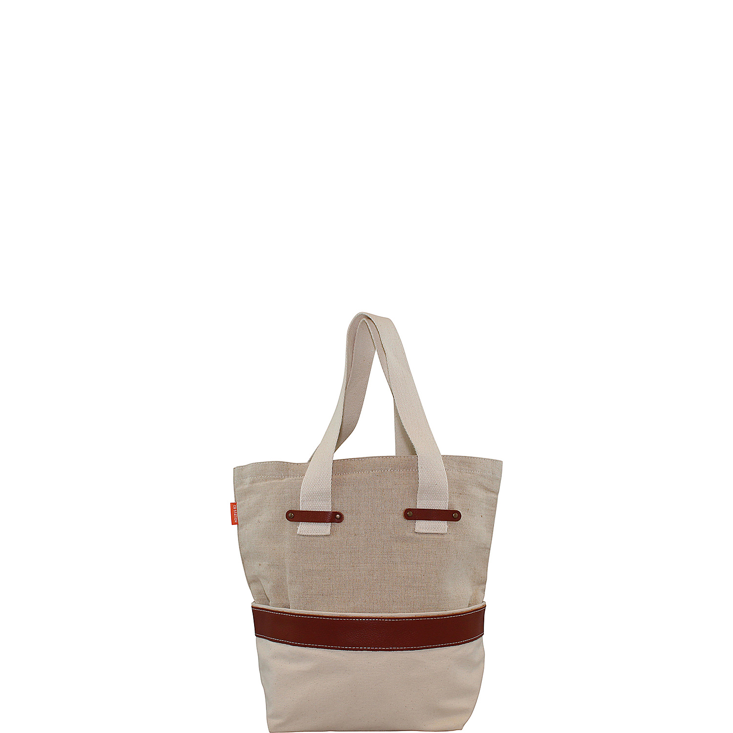 Jute and Canvas Tote