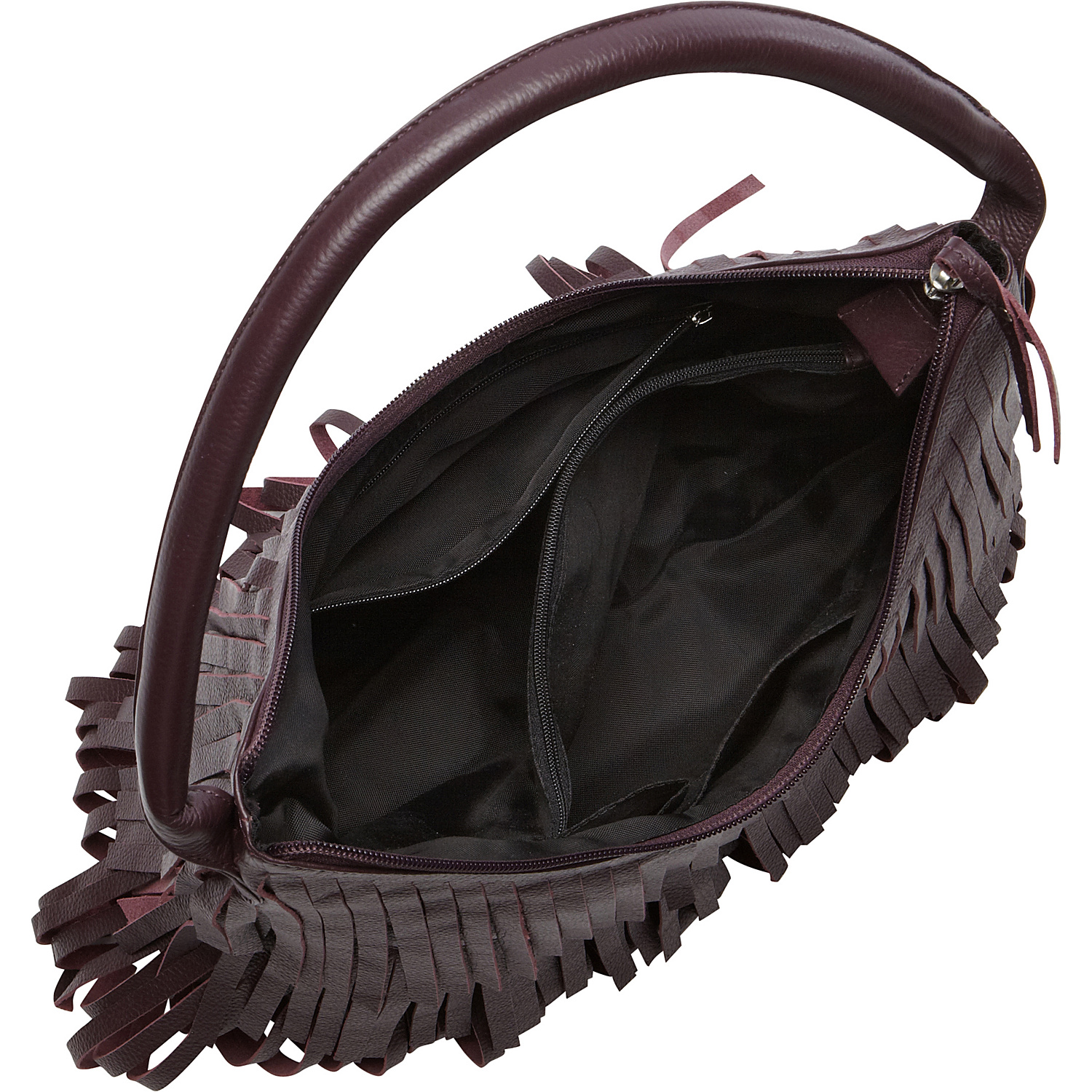 Leather Fringe Hobo