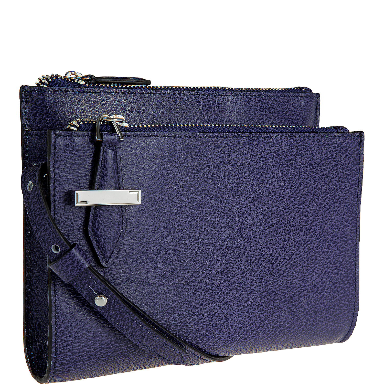 Stephanie Trisha Double Zip Wallet on a String with RFID Protection