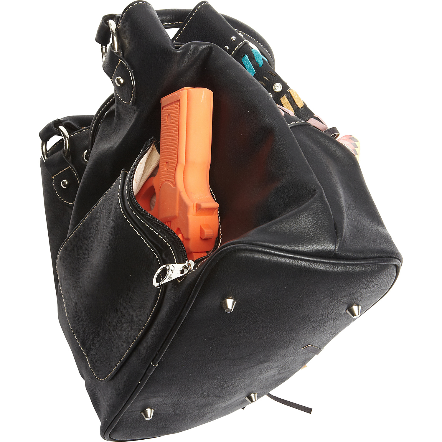 Fringe Concealed Handgun Hobo Bag