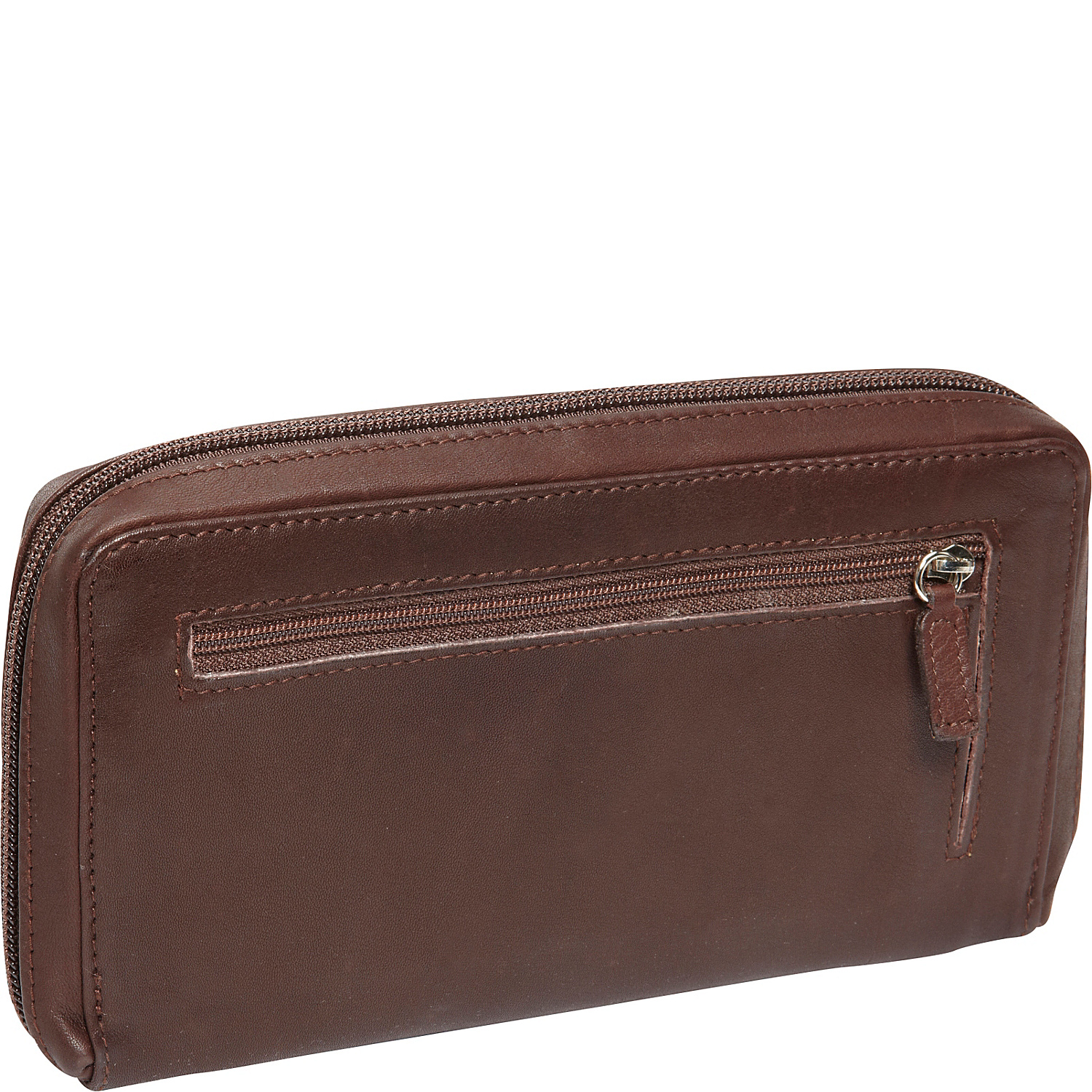 Large Full Zip Organizer Clutch Wallet