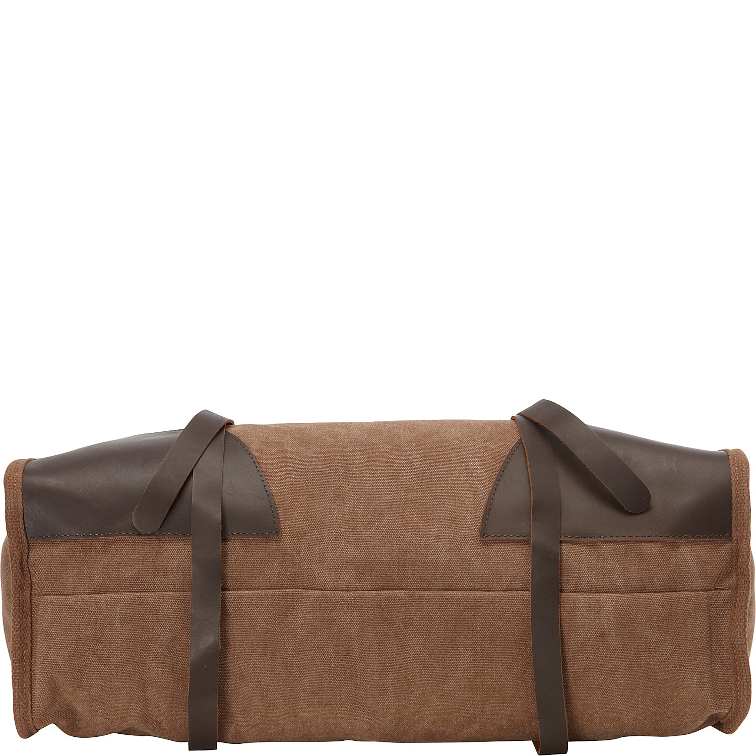 Canvas Weekend Duffle w/Leather Accent