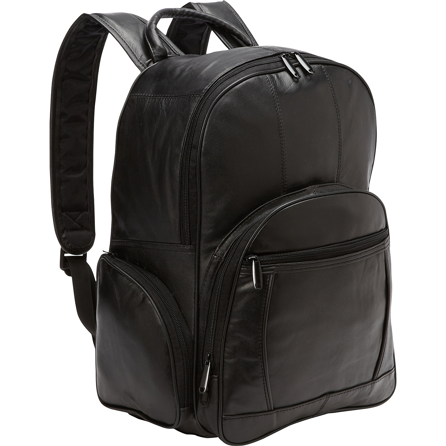 Leather Laptop Backpack