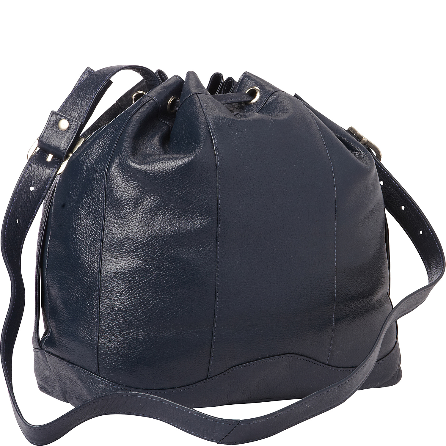 Leather Drawstring Bag