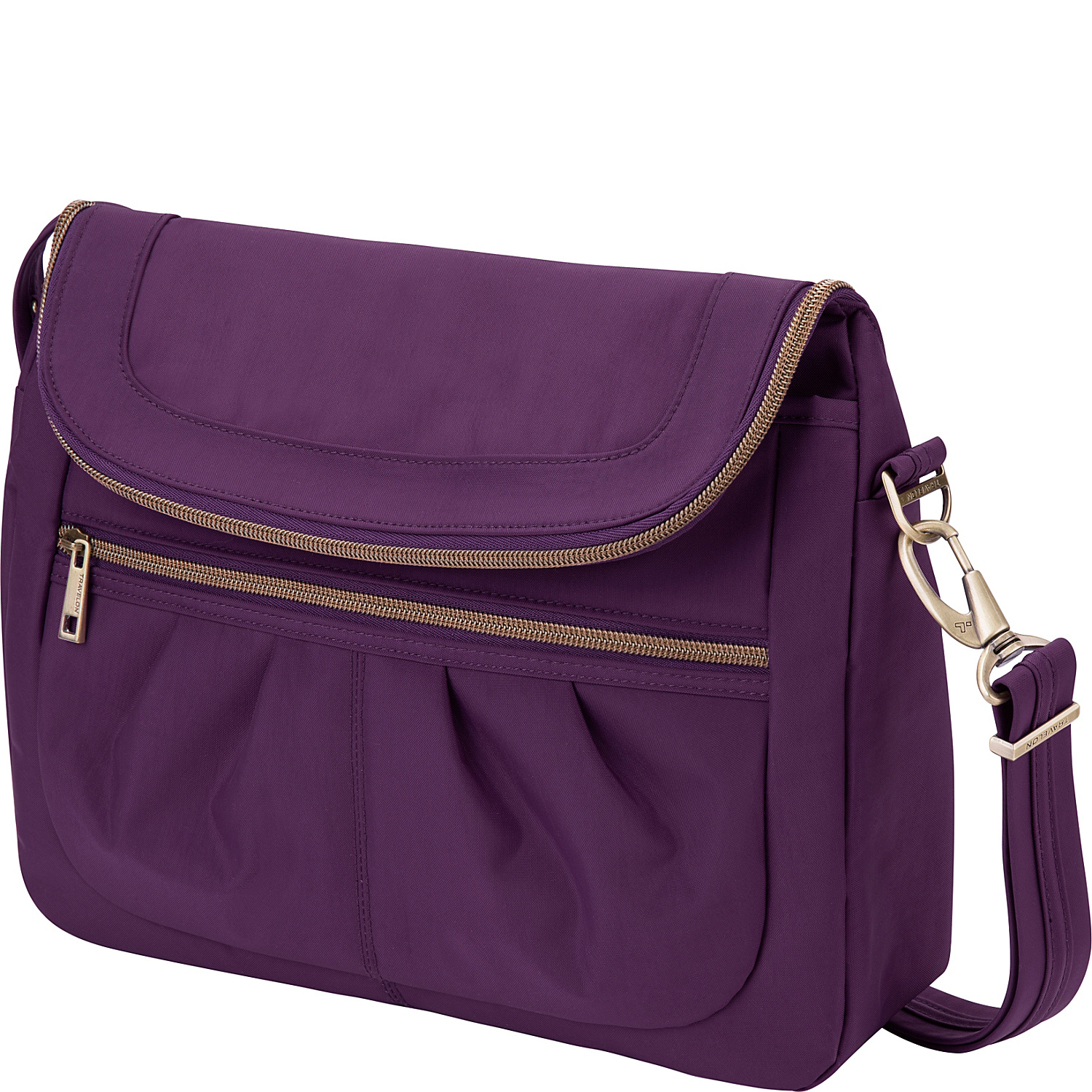 Anti-Theft Signature Flap Compartment Crossbody Bag