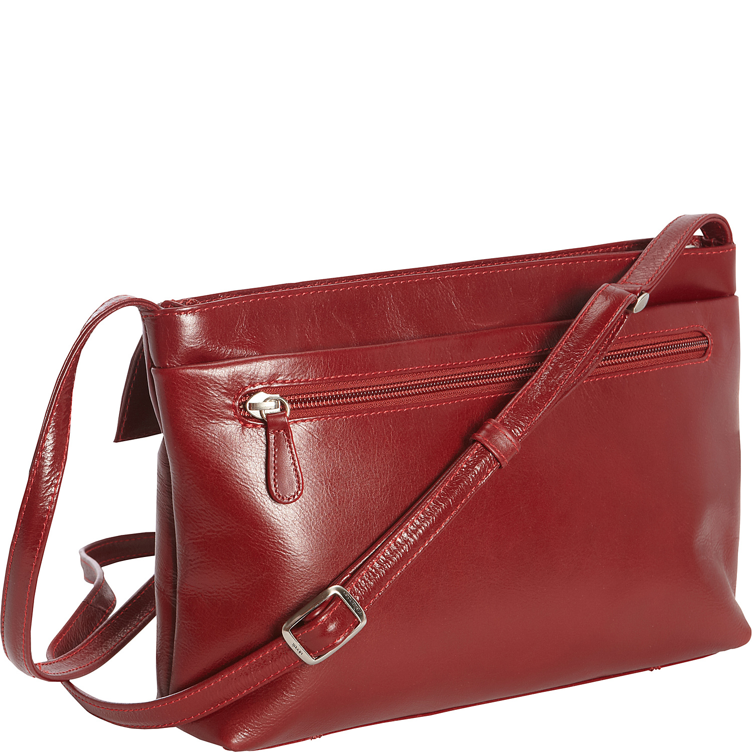 Inset Top Zip Crossbody