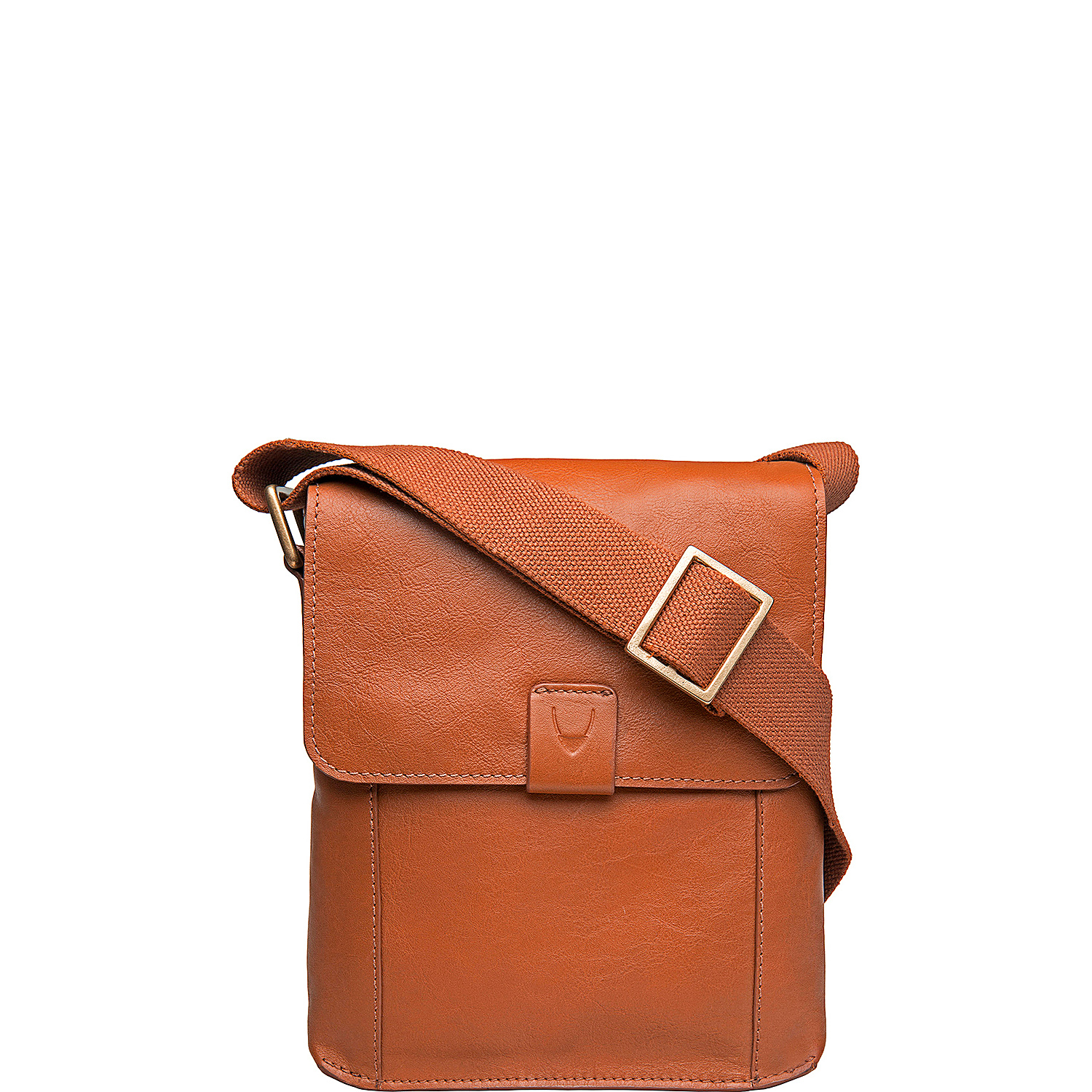 Aiden Small Leather Messenger Crossbody Bag