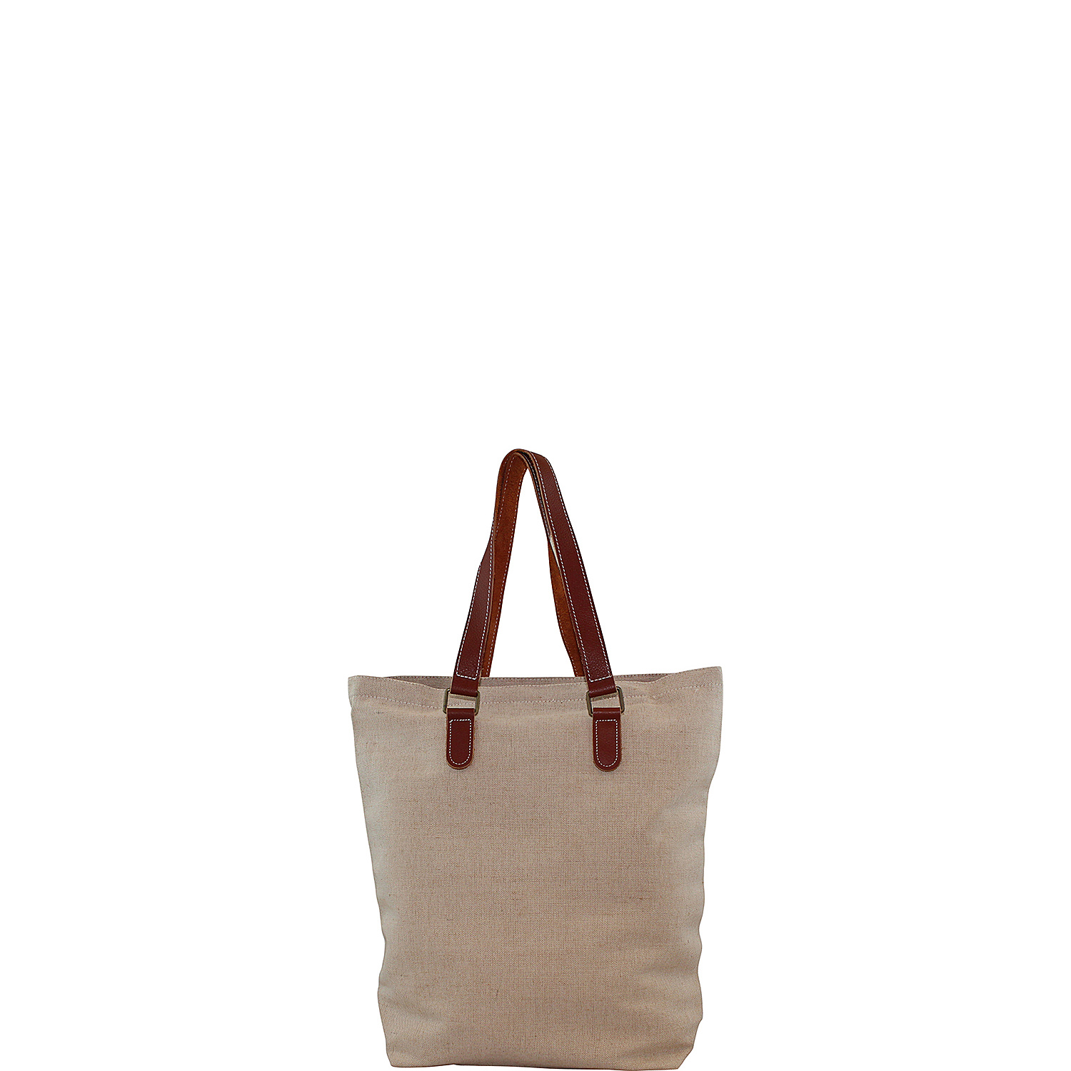 Jute and Leather Tote