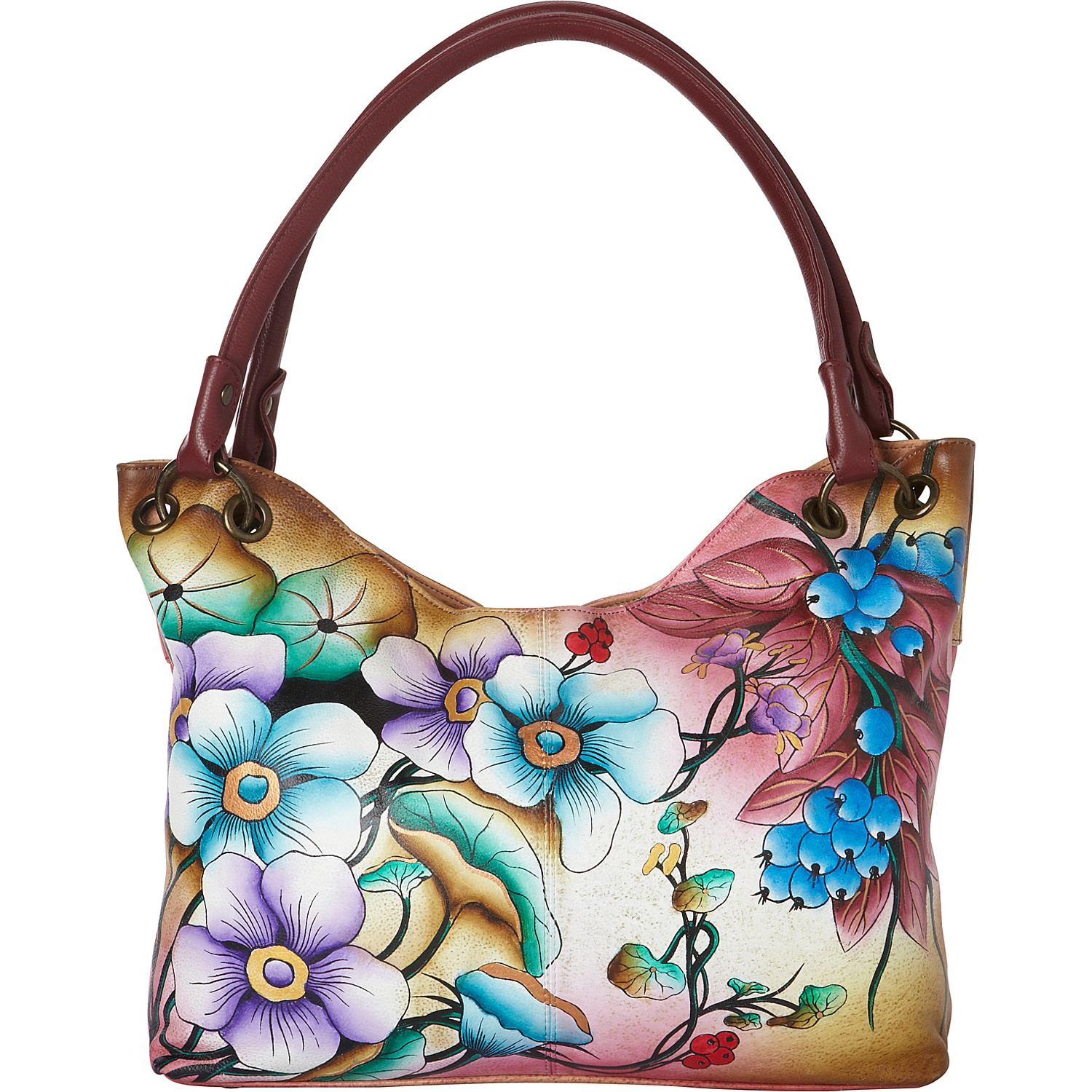 Hand Painted Large Magnetic Satchel