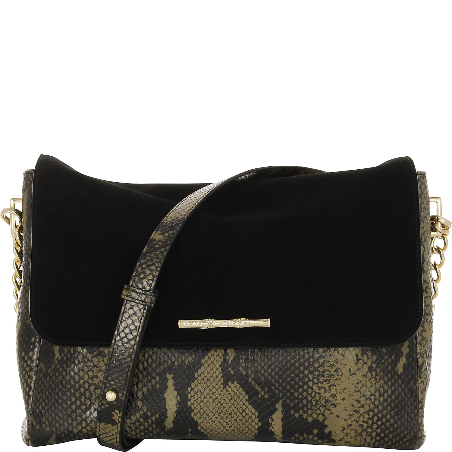 Naimie Python Shoulder Bag