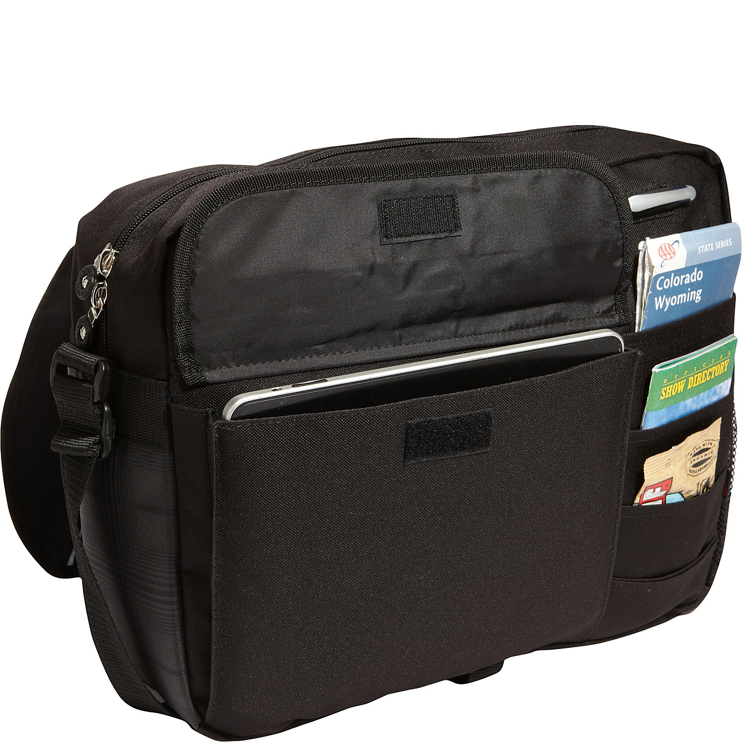 Matrix Plaid Laptop Messenger