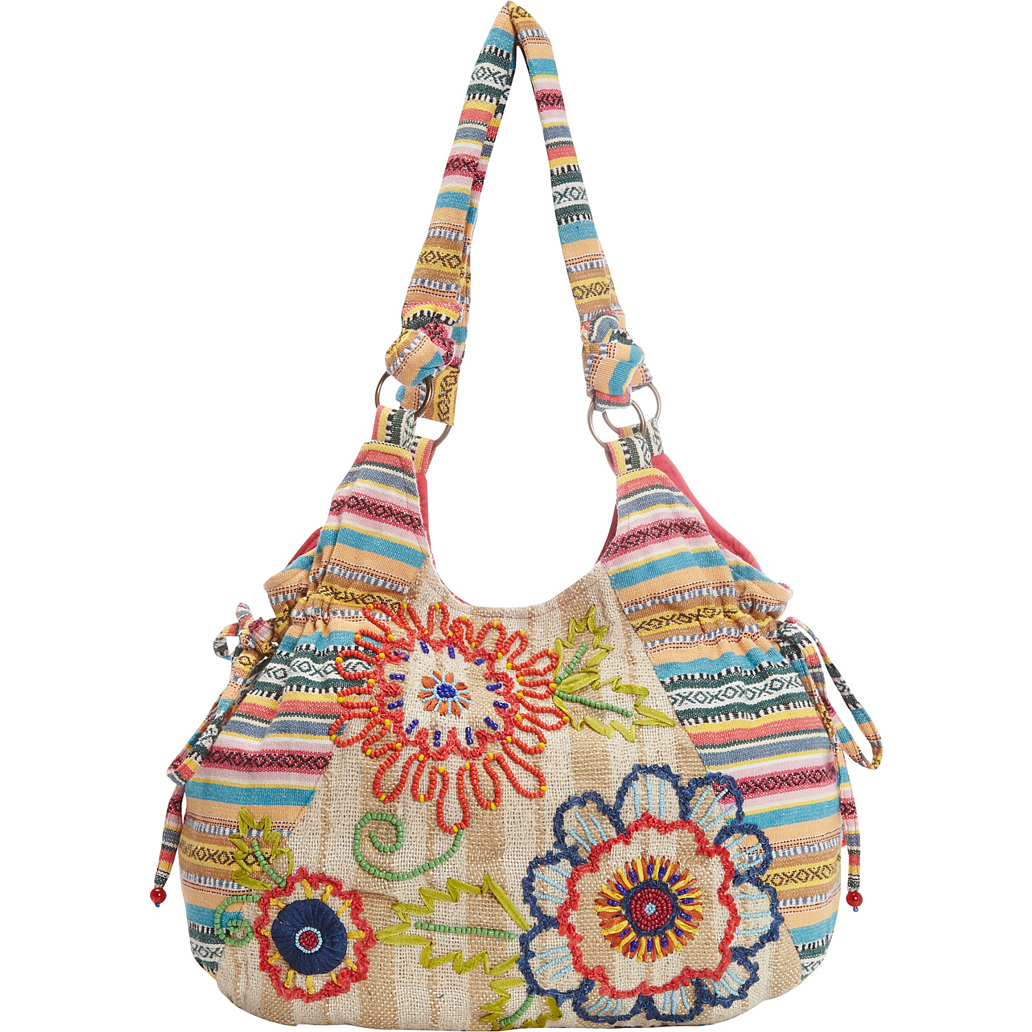 Flower Power Floral Pattern Shoulder Bag