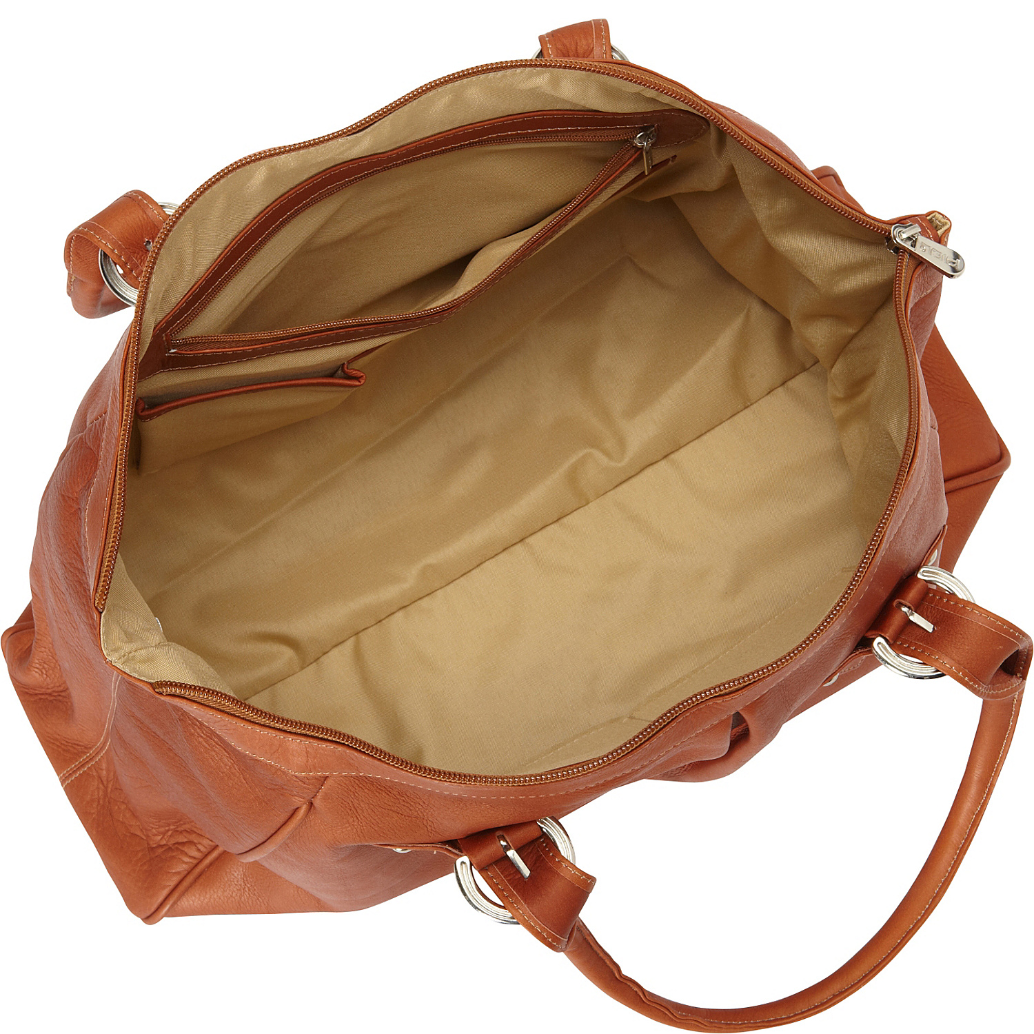 Large Top-Zip Shoulder Bag