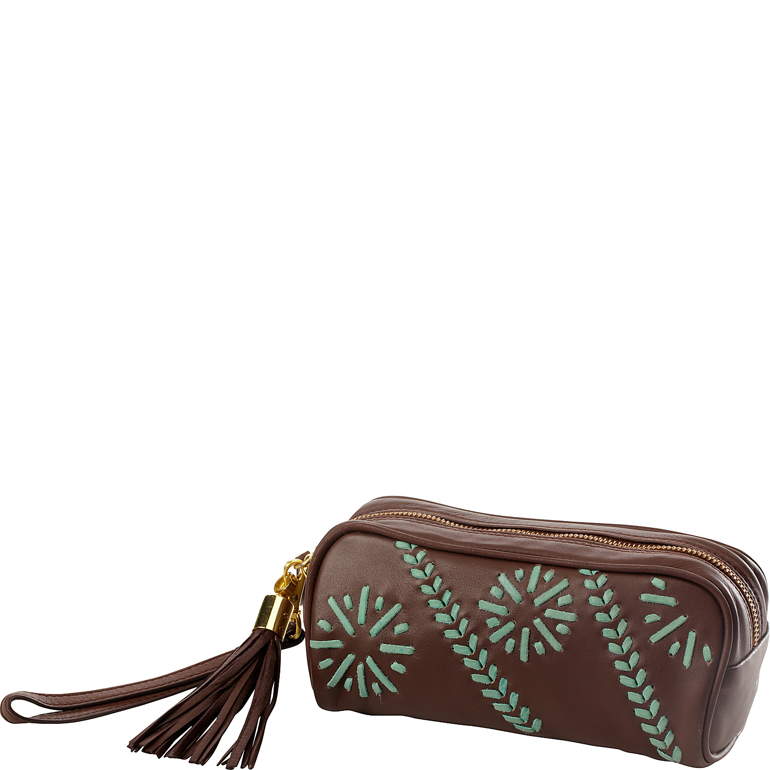 Carmel Whipstitch Wristlet